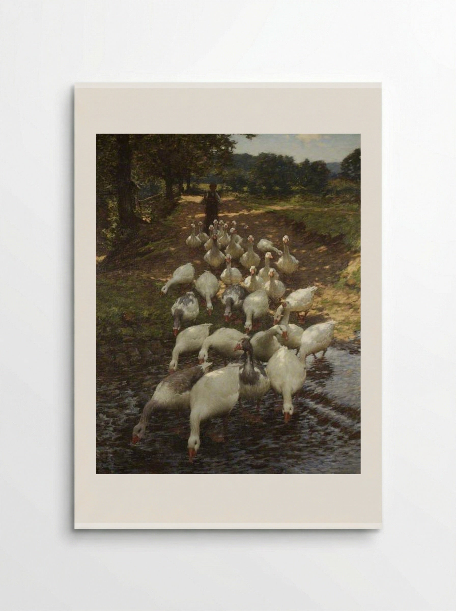 The Watersplash - Henry Herbert La Thangue - Poster