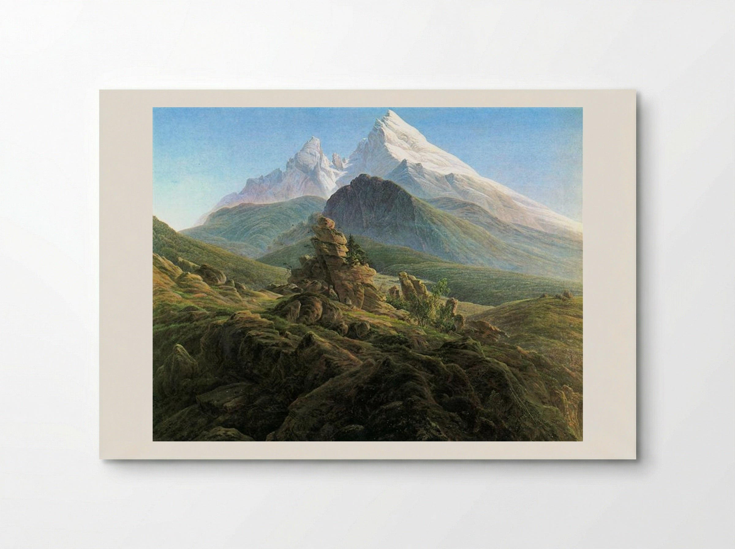 The Watzmann - Caspar David Friedrich - Poster