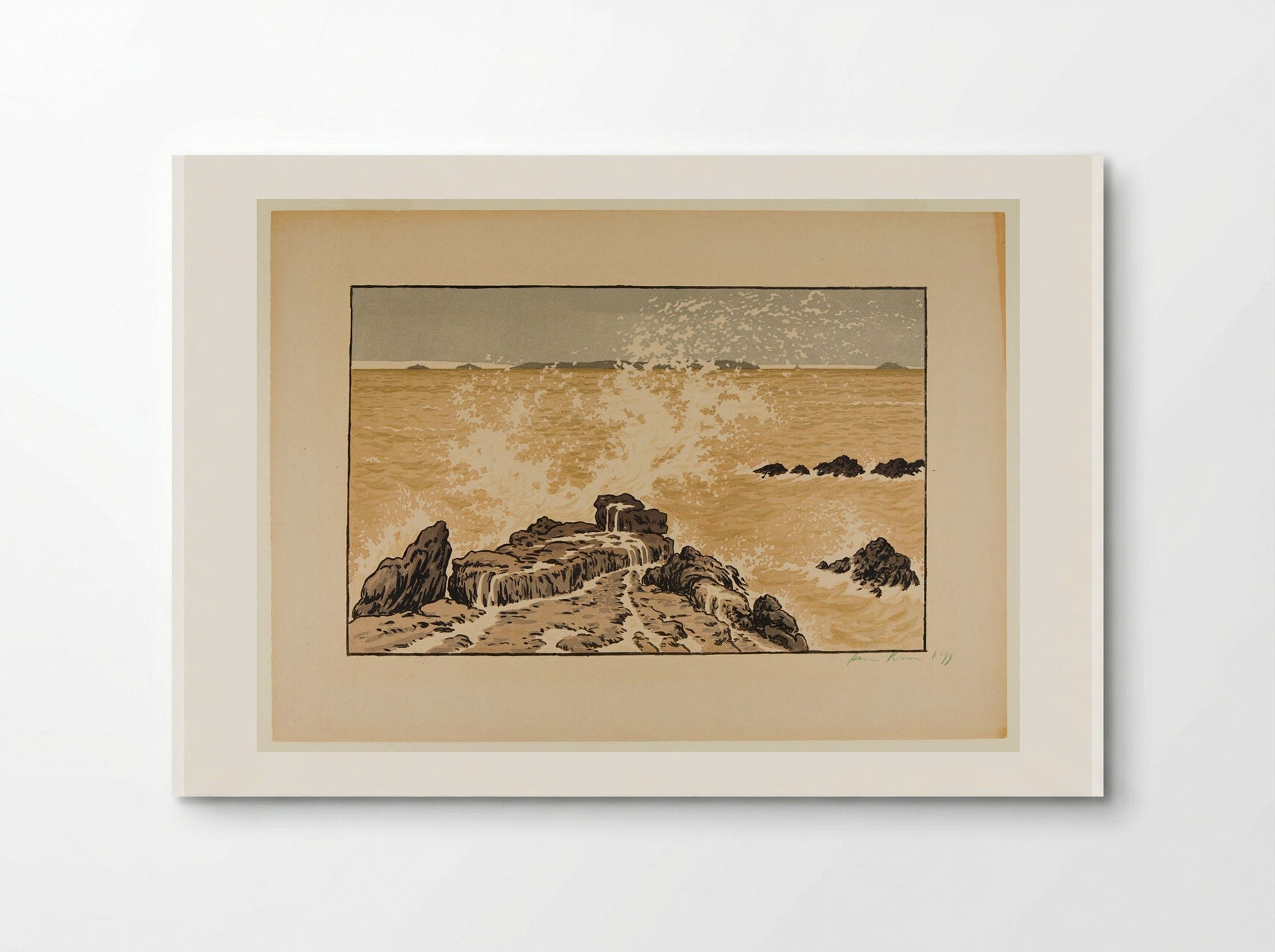 The Wave - Henri Rivière - Poster