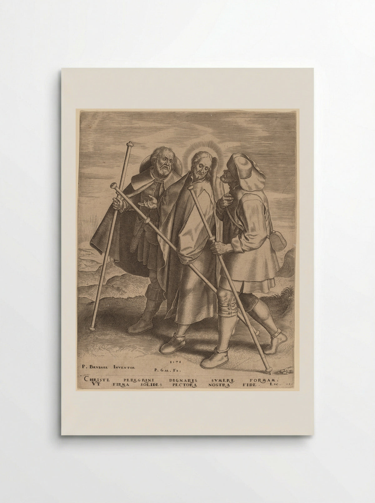 The Way of Christ - Philips Galle - Poster