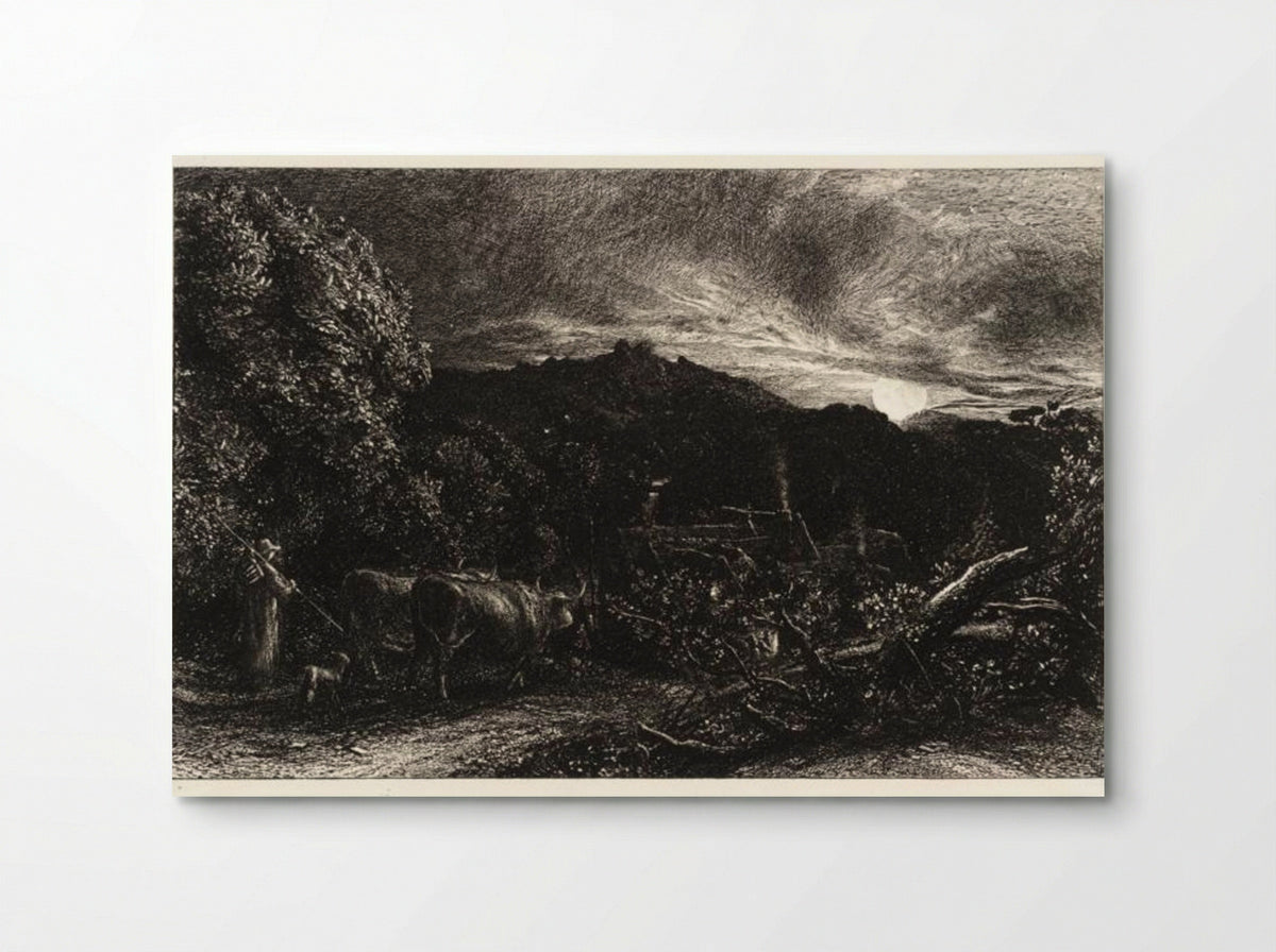 The Weary Ploughman - Samuel Palmer - Poster