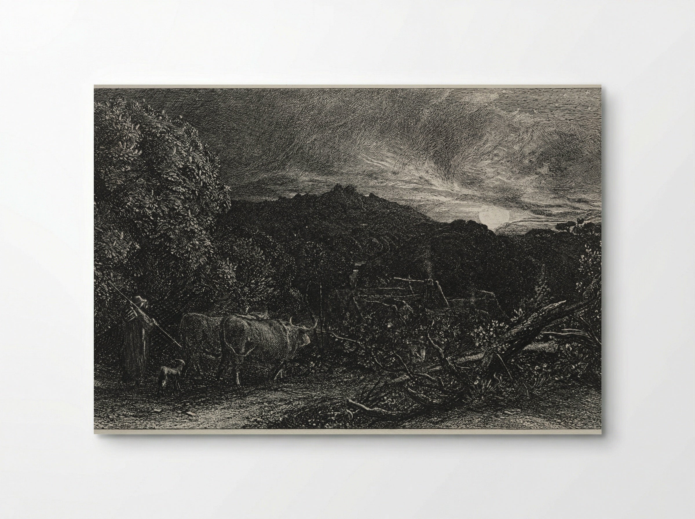 The Weary Plowman - Samuel Palmer - Poster
