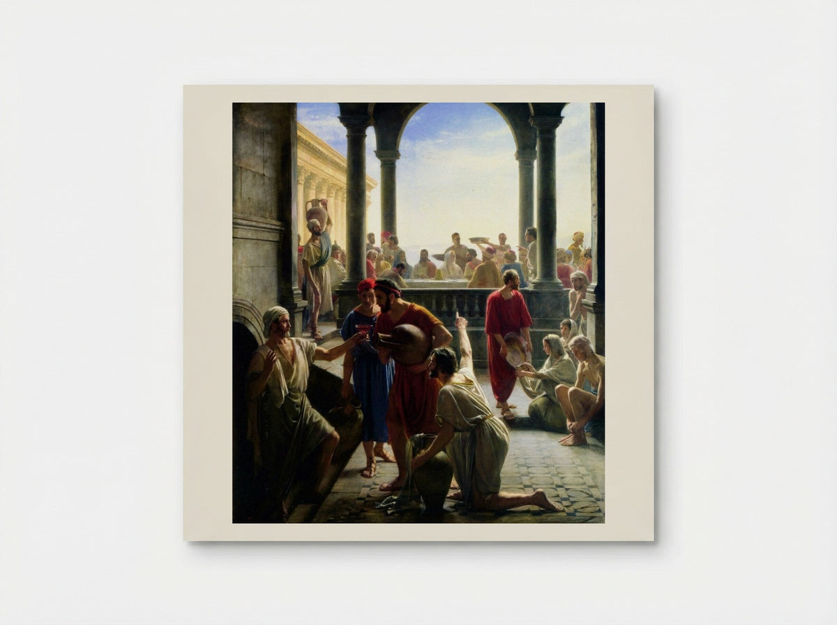The Wedding at Cana - Carl Bloch - Poster