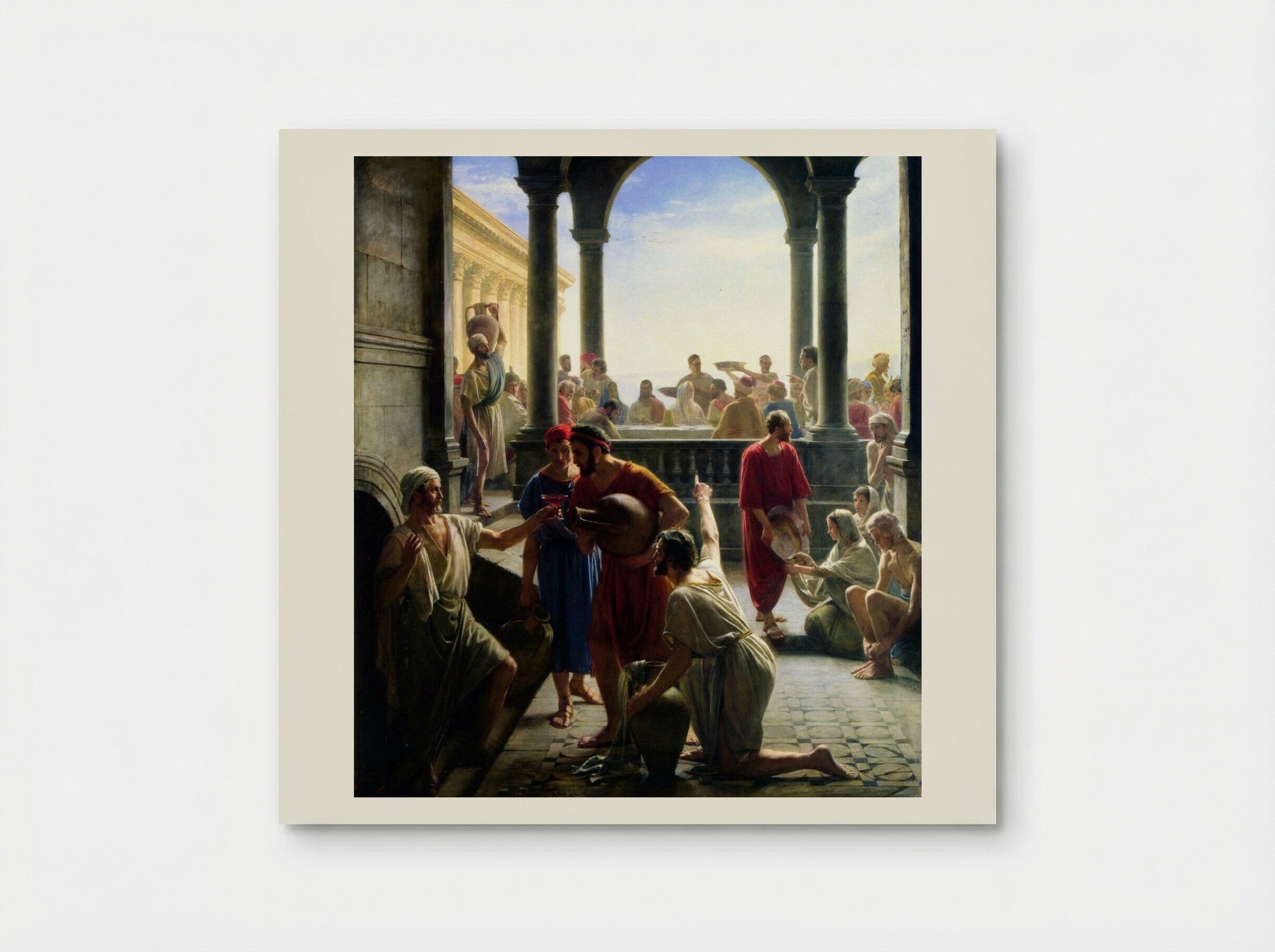 The Wedding at Cana - Carl Bloch - Poster
