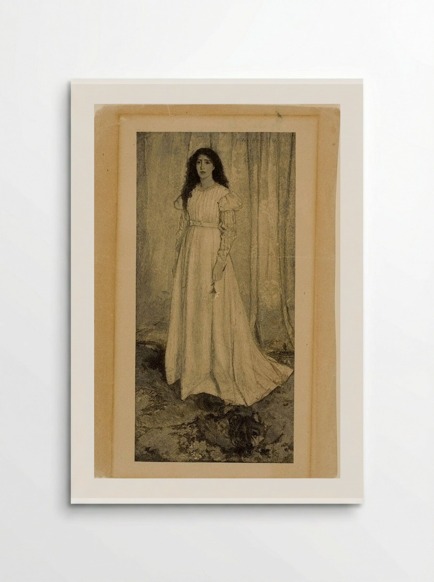 The White Girl (After Whistler) - Timothy Cole - Poster