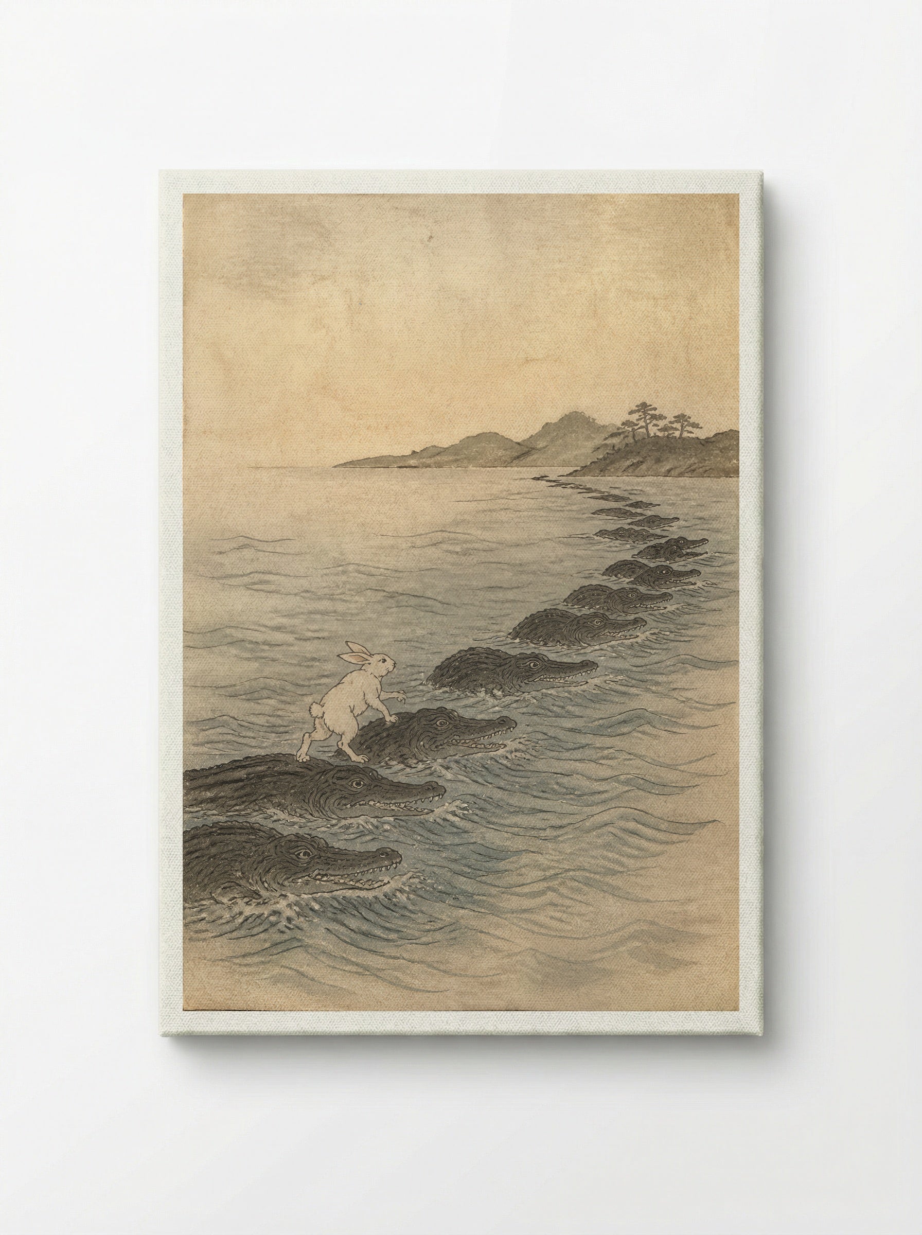 The White Hare of Inaba: The Living Bridge - Canvas