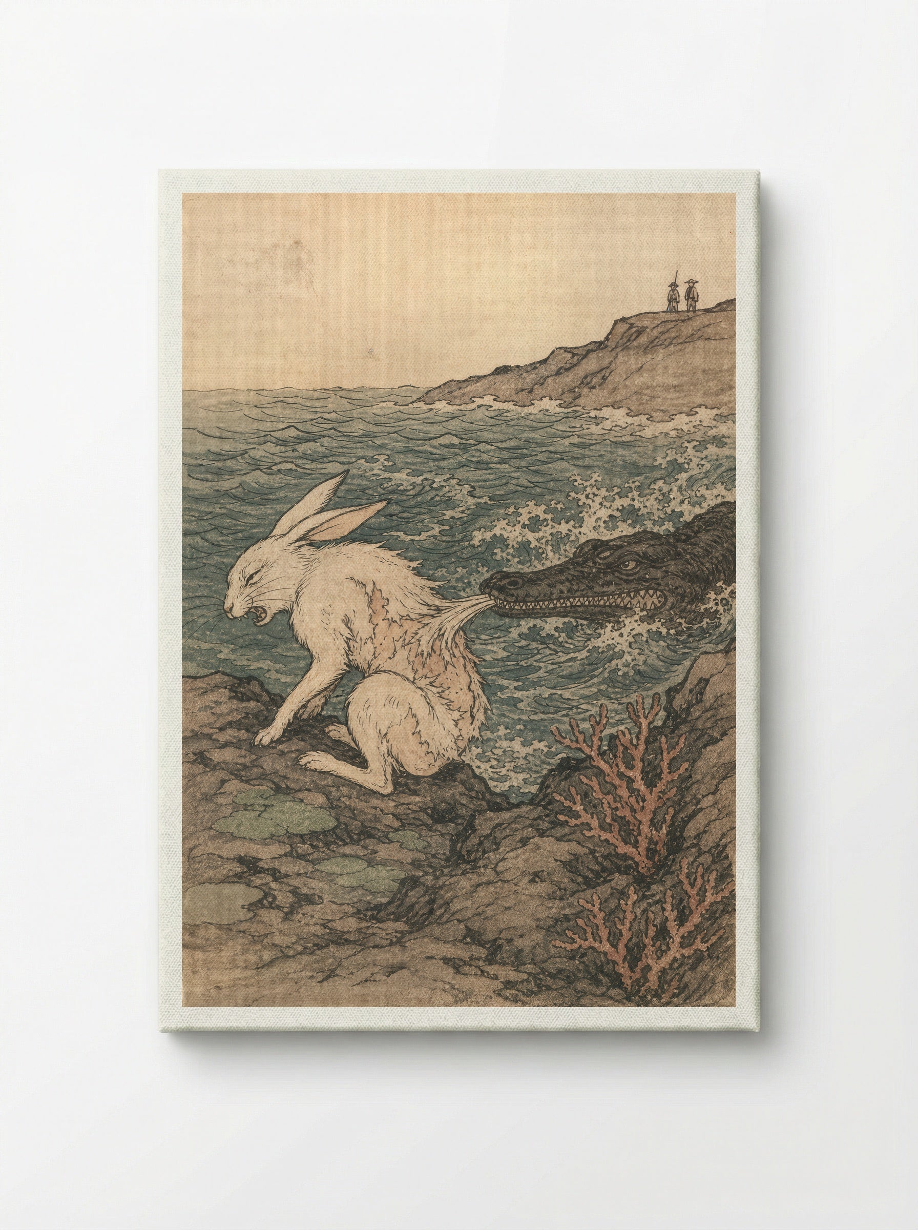 The White Hare of Inaba: The Trick Is Exposed - Canvas