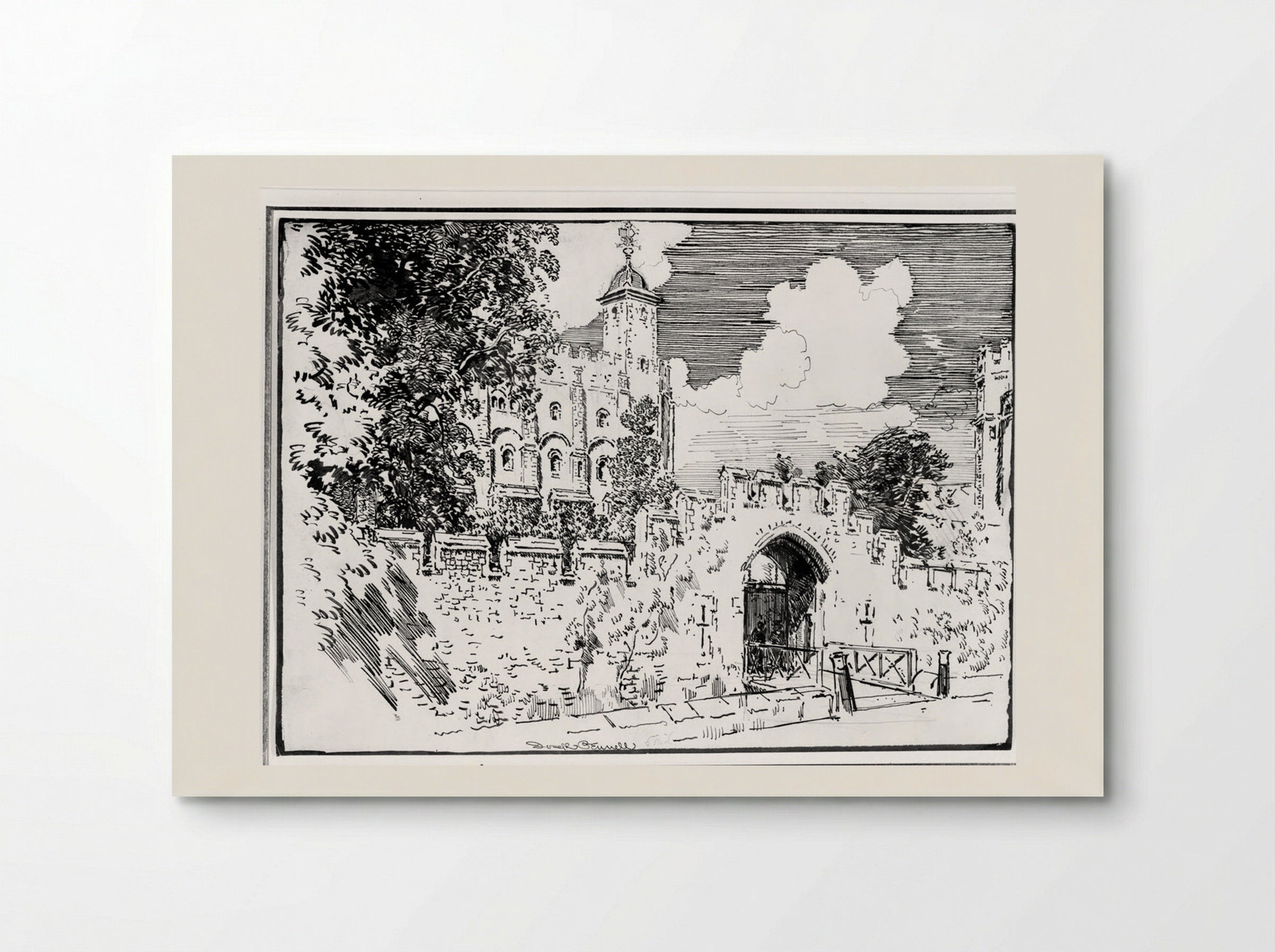 The White Tower - Joseph Pennell - Poster