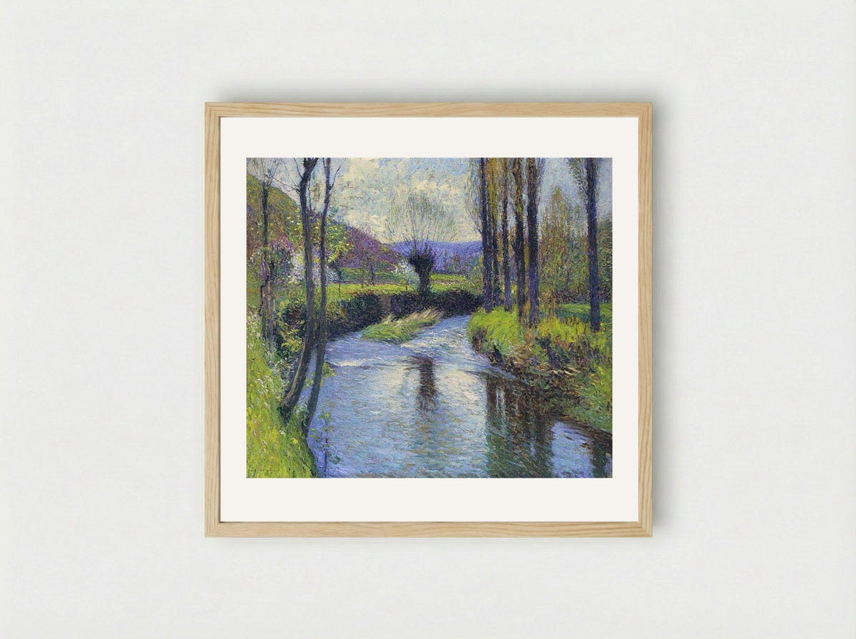 The Willow - Henri Martin - Framed Print Wood