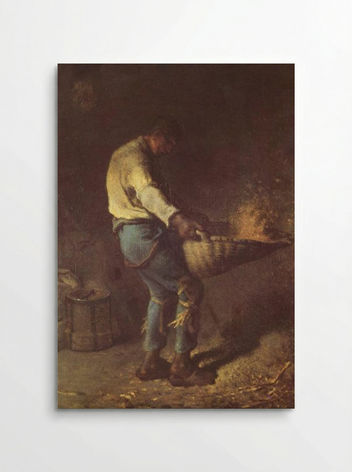 The Winnower - Jean-Francois Millet - Poster