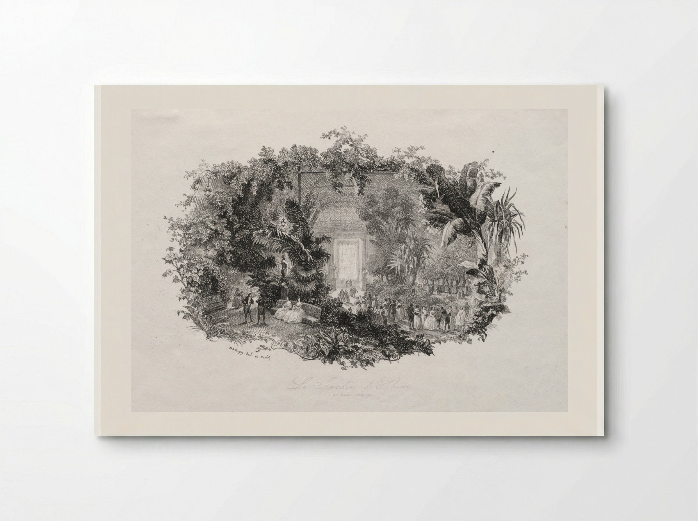 The Winter Garden - Charles François Daubigny - Poster