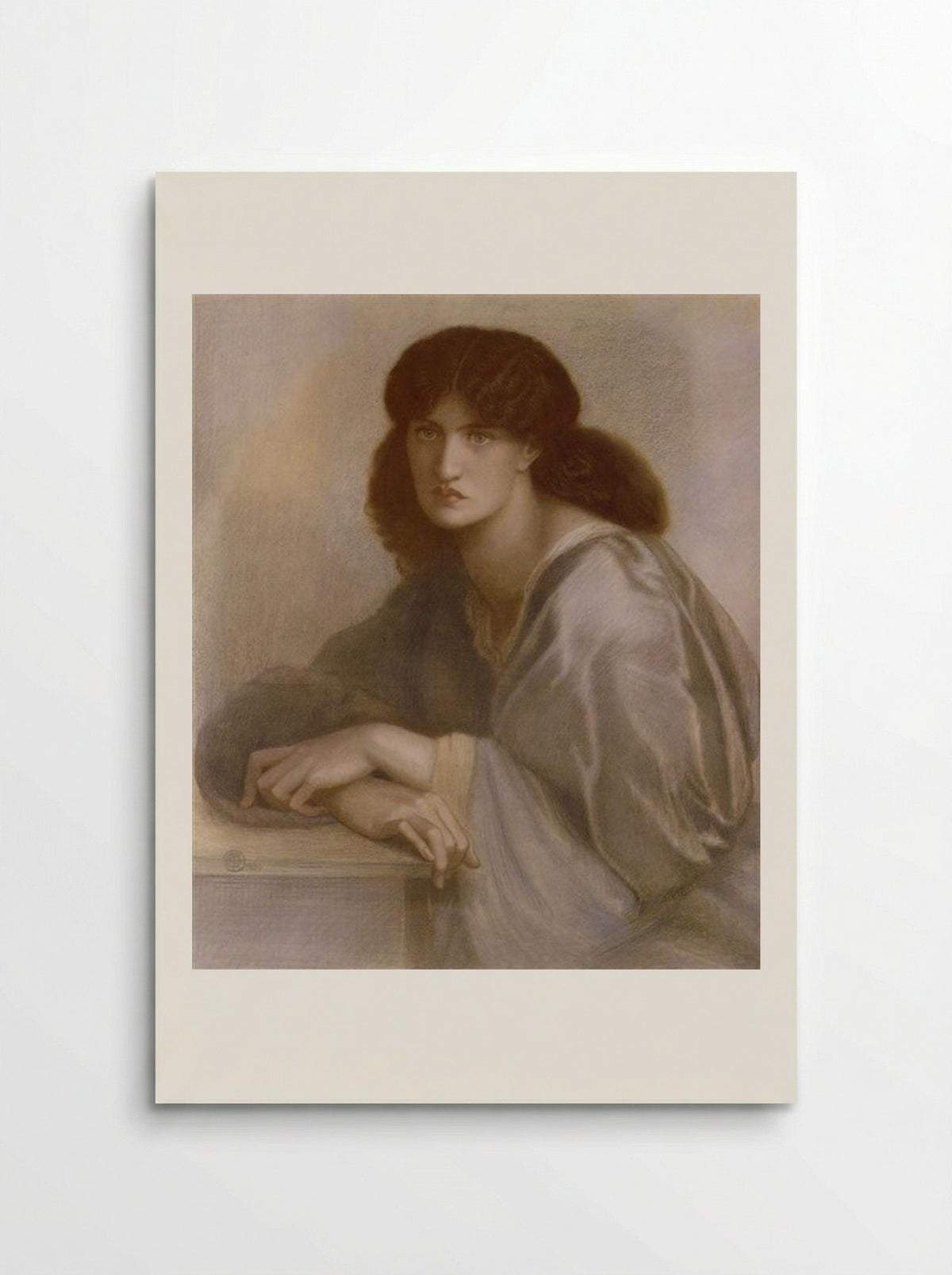 The Woman at the Window (Jane Morris) - Dante Gabriel Rossetti - Poster