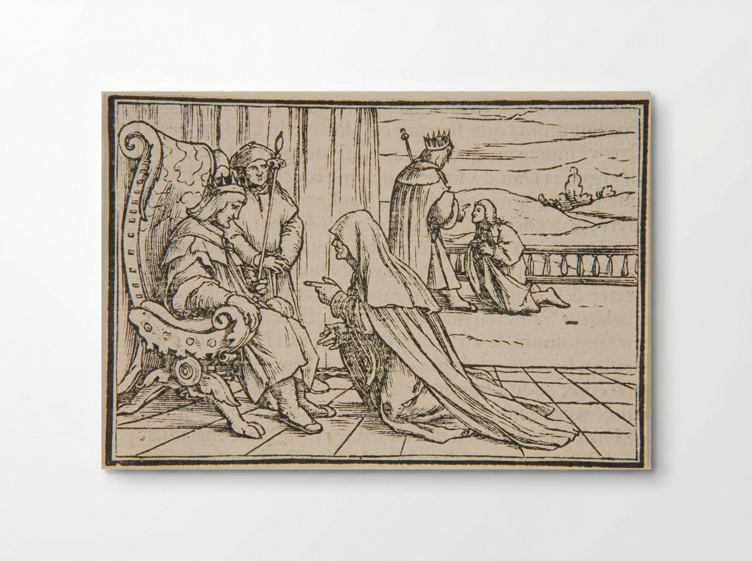 The Woman of Tekoah - Hans Holbein the Younger - Poster