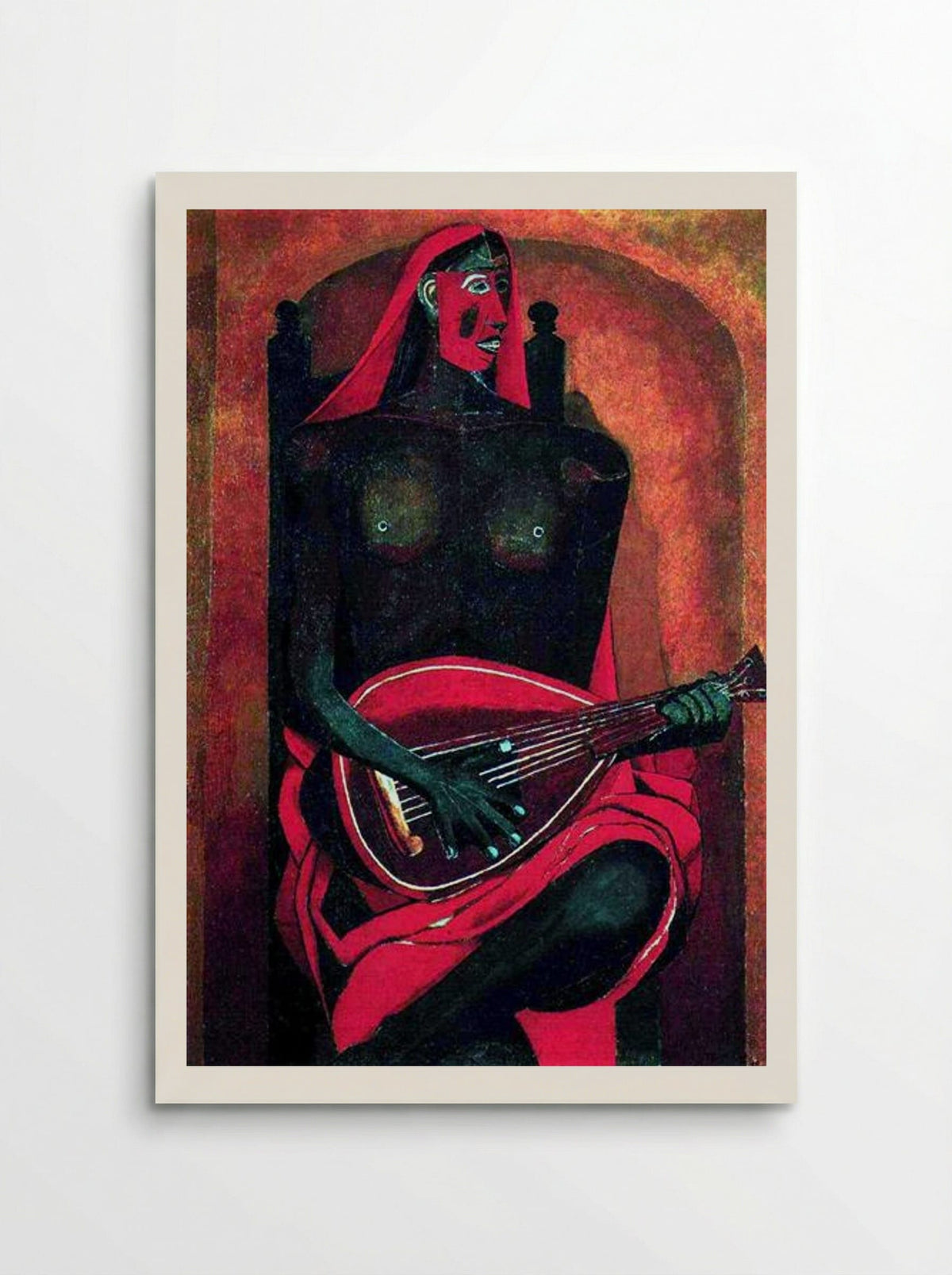 The Woman with Red Mask - Rufino Tamayo - Poster