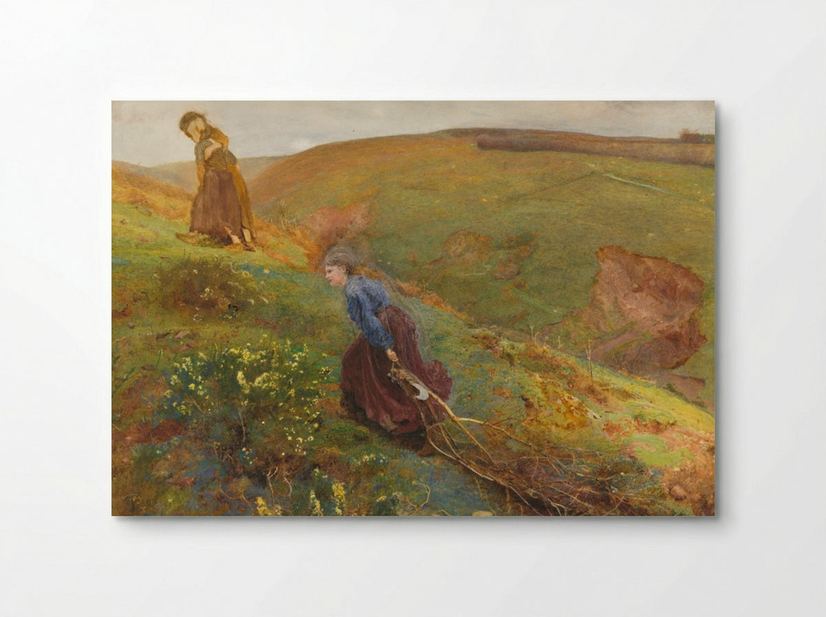 The Wood Gatherers - John William North - Poster