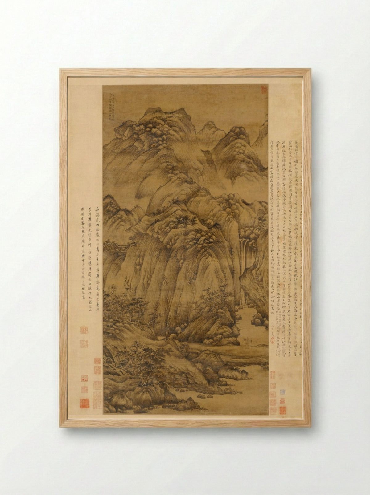 The Woodcutter of Luofu - Chen Ruyan - Framed Print Wood