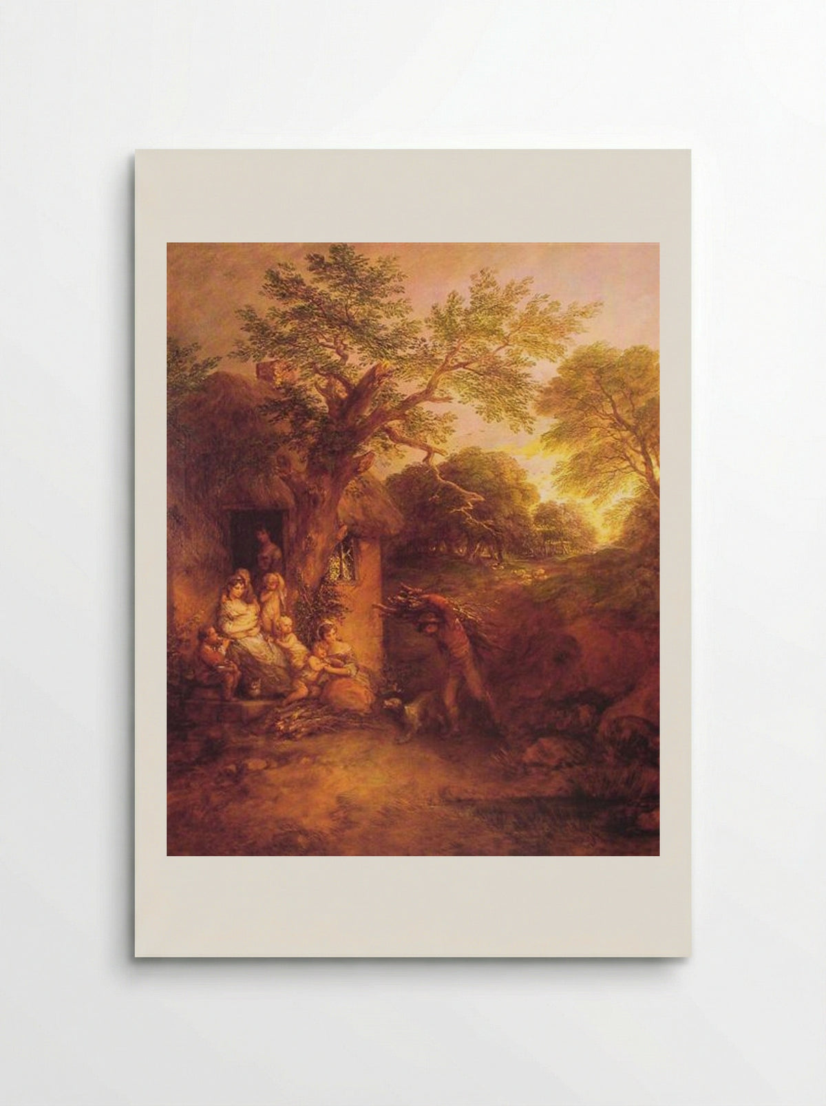 The Woodcutter's House - Thomas Gainsborough - Poster