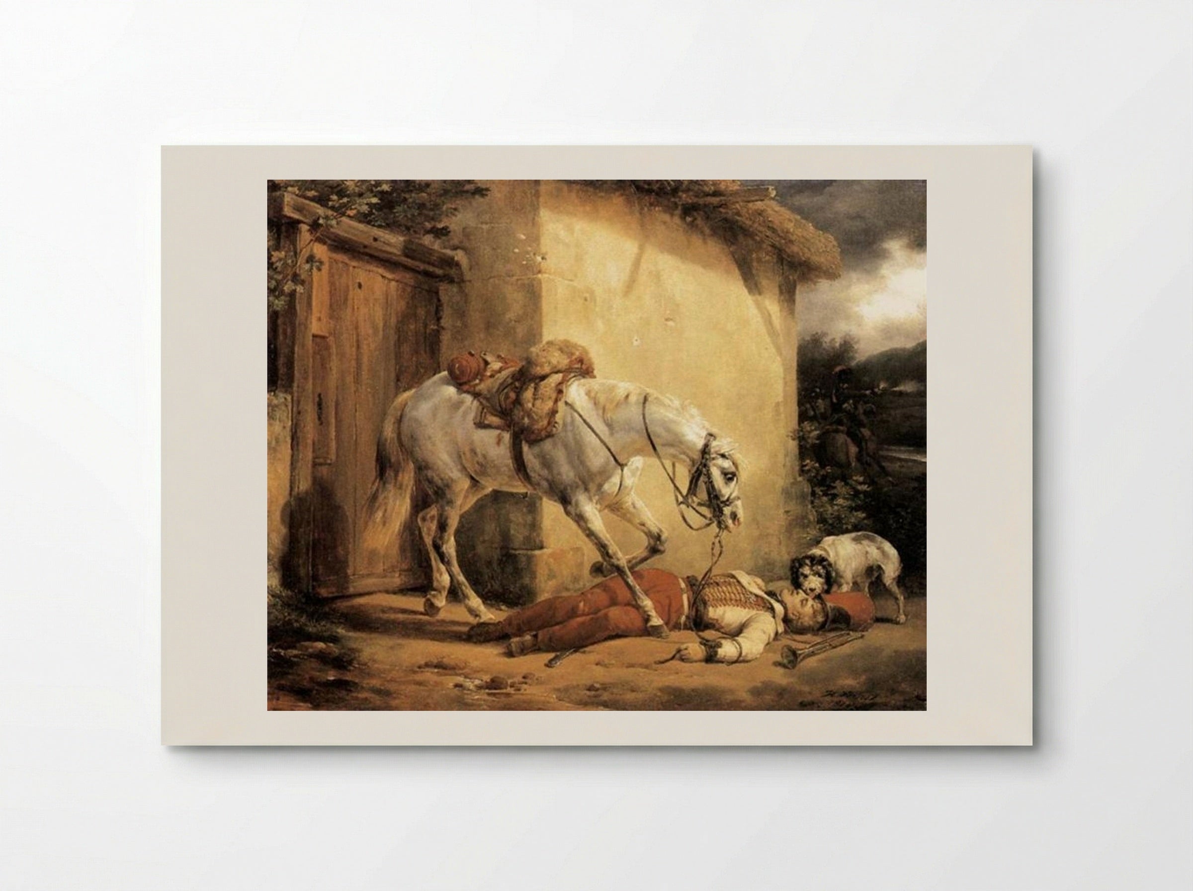 The Wounded Trumpeter - Horace Vernet - Poster