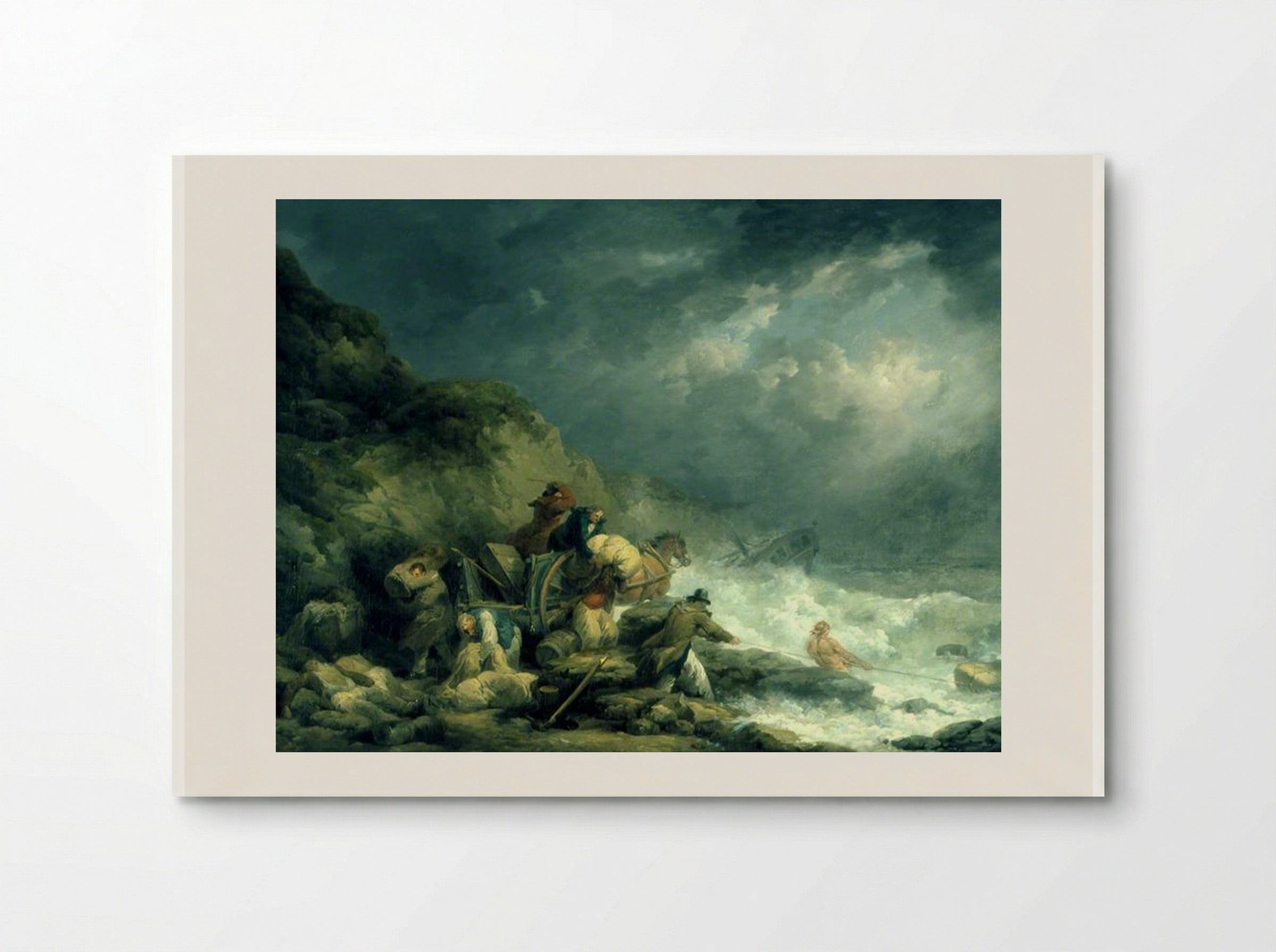 The Wreckers - George Morland - Poster