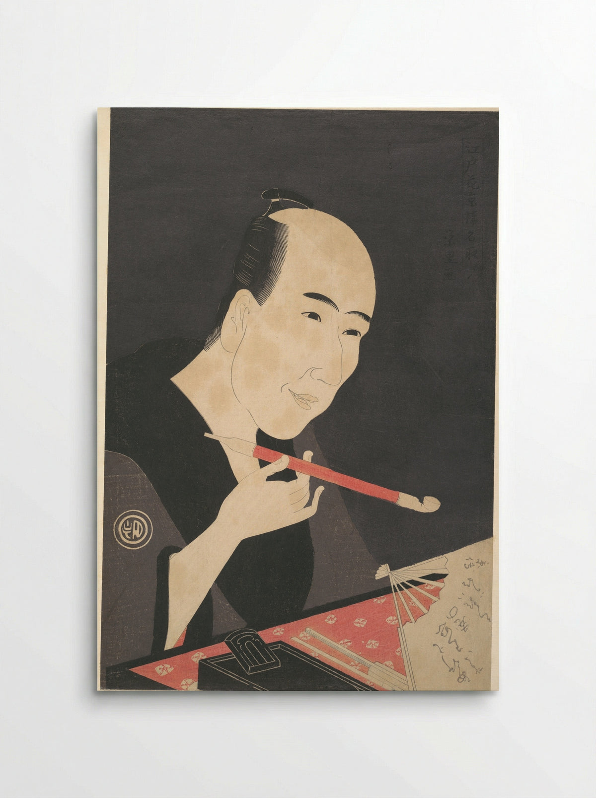 The Writer Santō Kyōden - Chōkyōsai Eiri - Poster