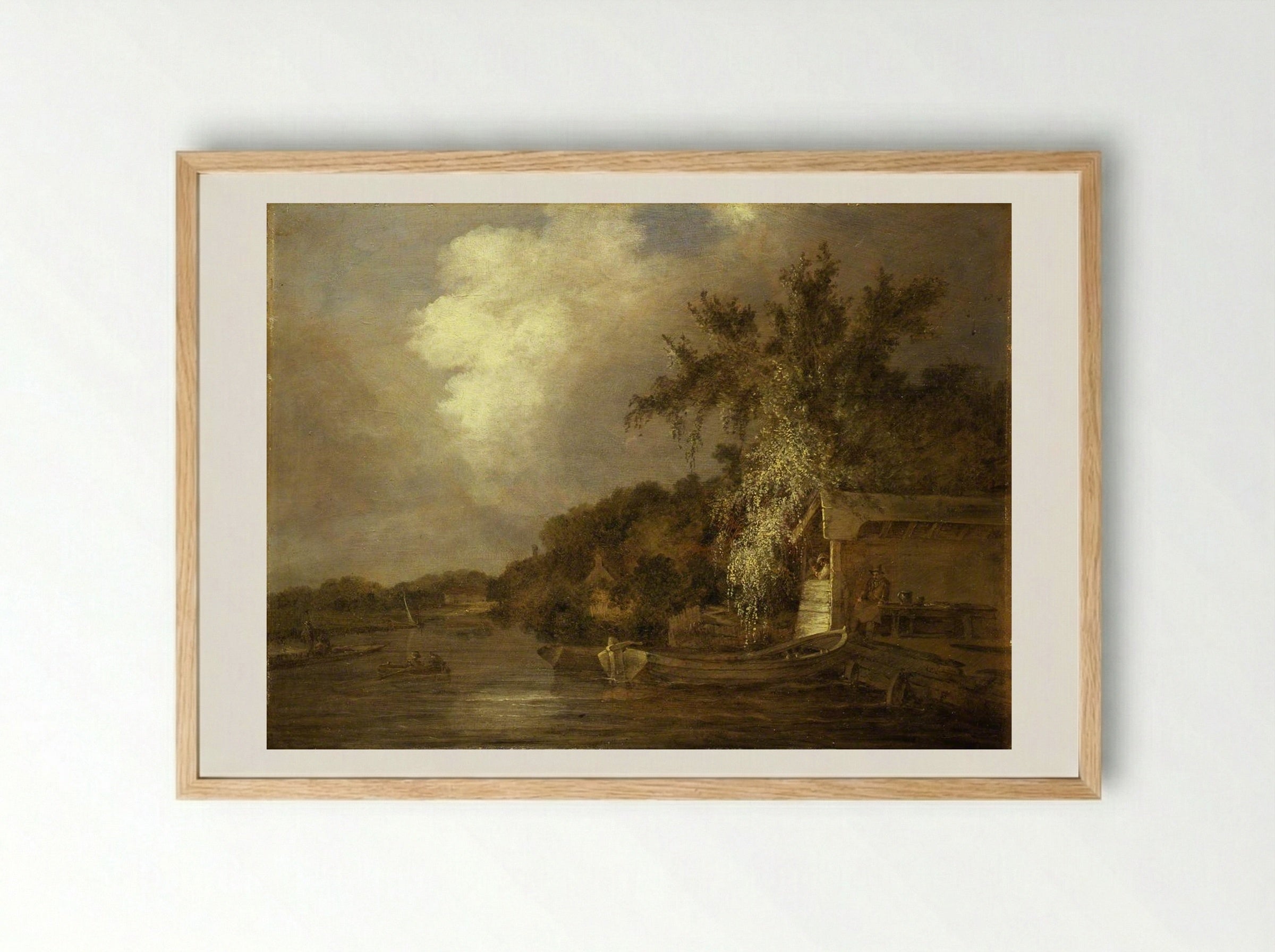 The Yare at Thorpe, Norwich - John Crome - Framed Print Wood