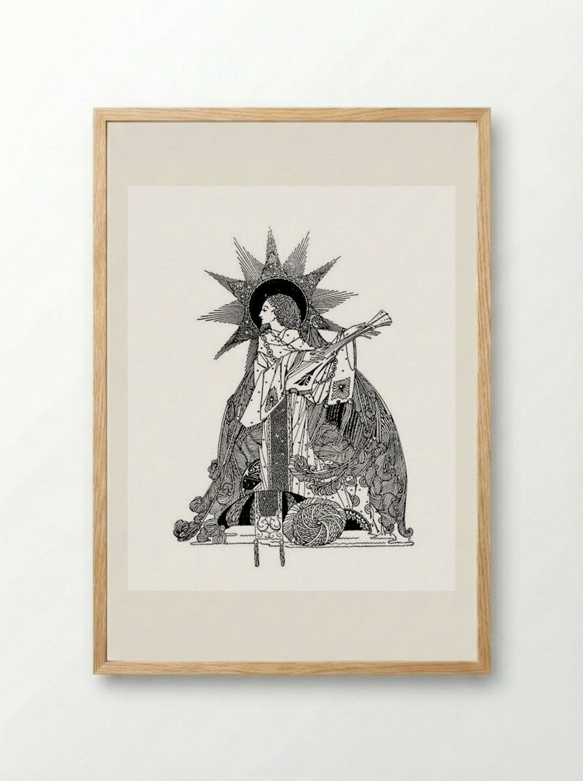 The Year's at the Spring - Harry Clarke - Framed Print Wood
