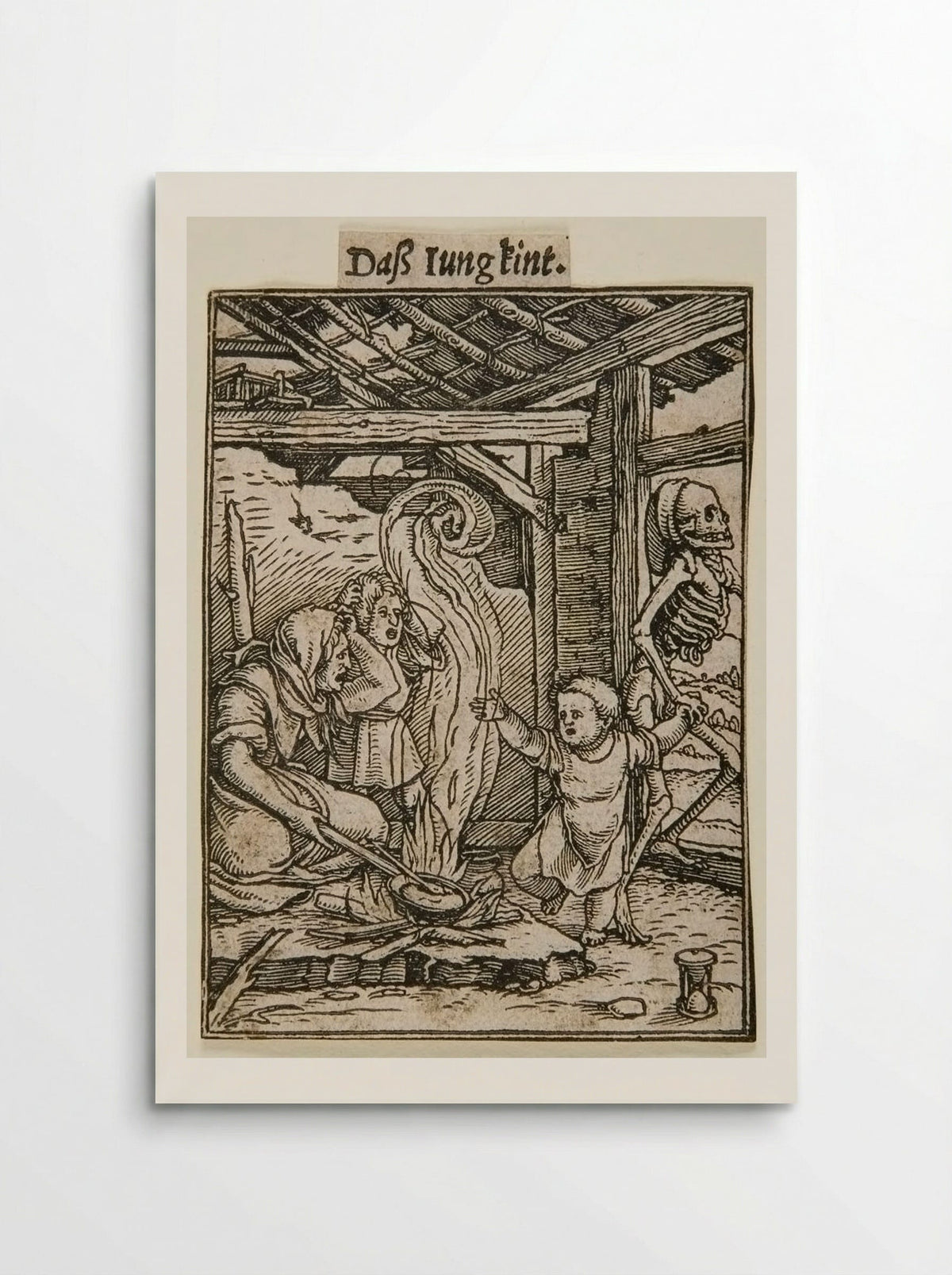 The Young Child (From The Dance of Death) - Hans Holbein the Younger - Poster