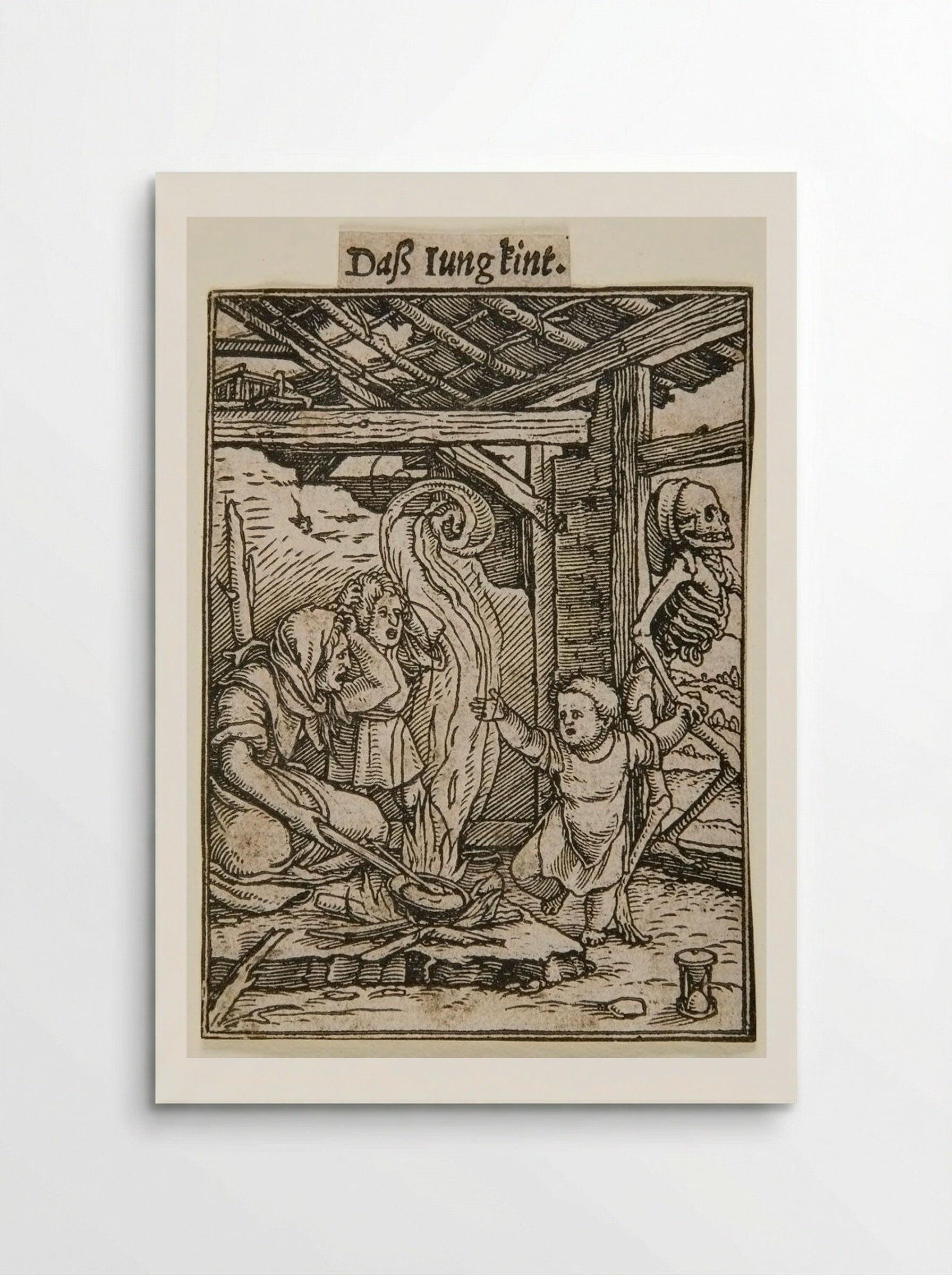 The Young Child (From The Dance of Death) - Hans Holbein the Younger - Poster