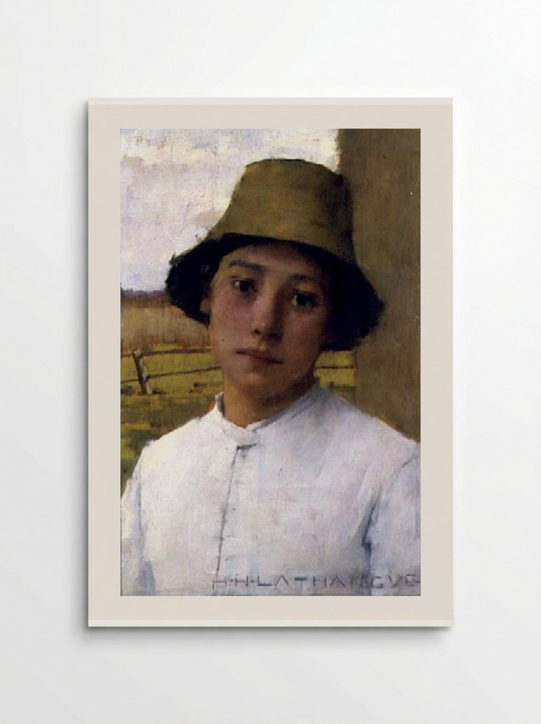 The Young Farmhand - Henry Herbert La Thangue - Poster