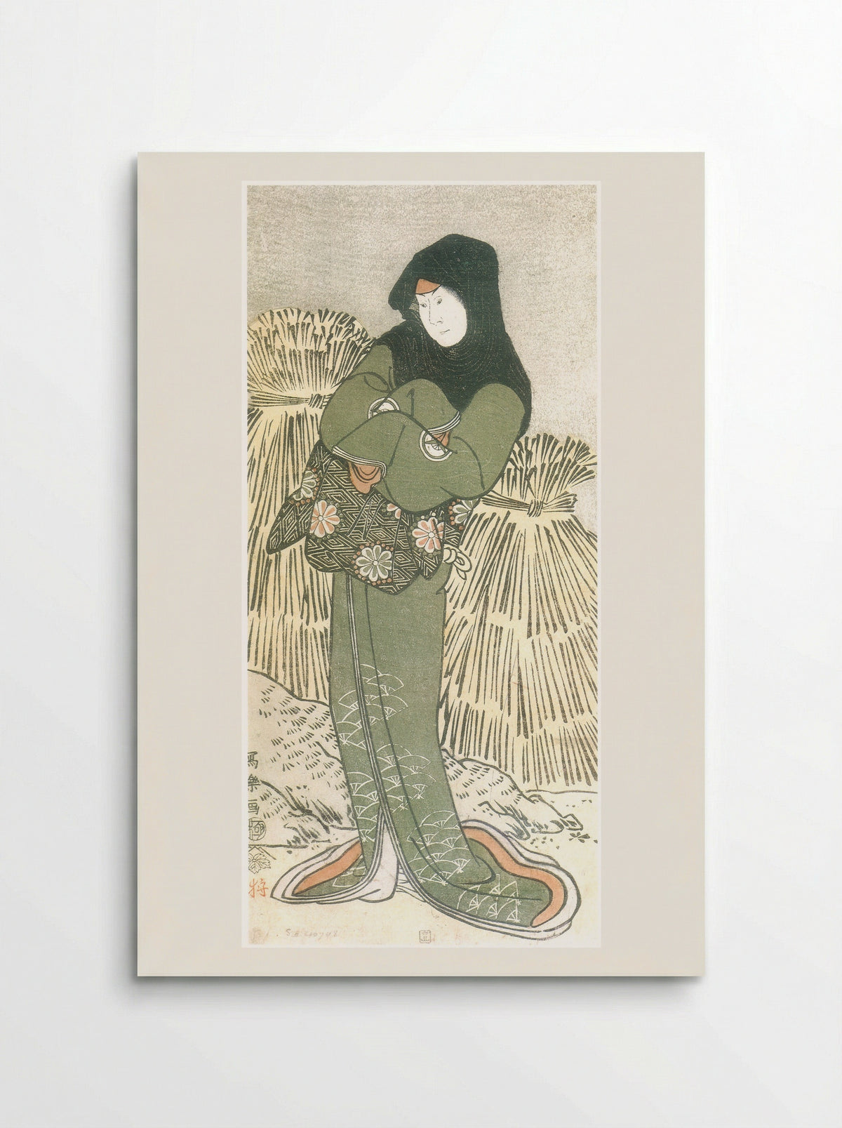 The actor Iwai Hanshiro IV as Otoma - Tōshūsai Sharaku - Poster