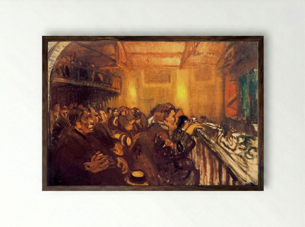 Theatre in Martigues - Raoul Dufy - Framed Print Dark Wood