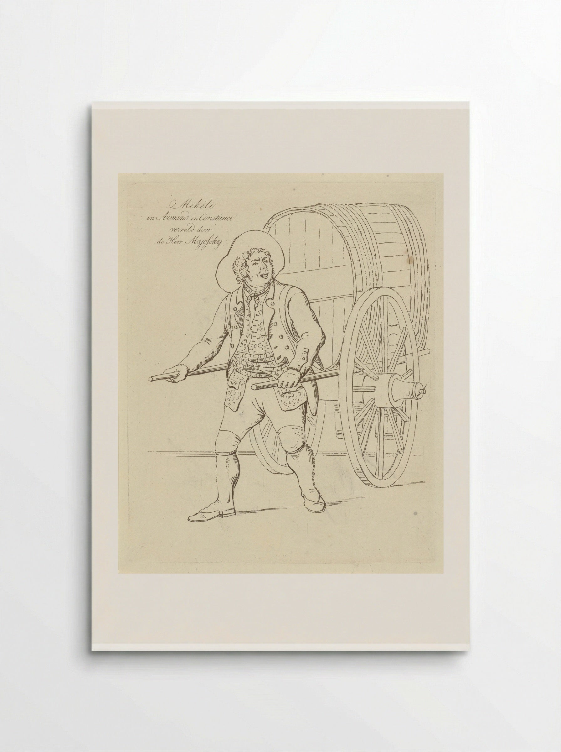 Theo Majofski in the role of Mekéli - Johannes Jelgerhuis - Poster
