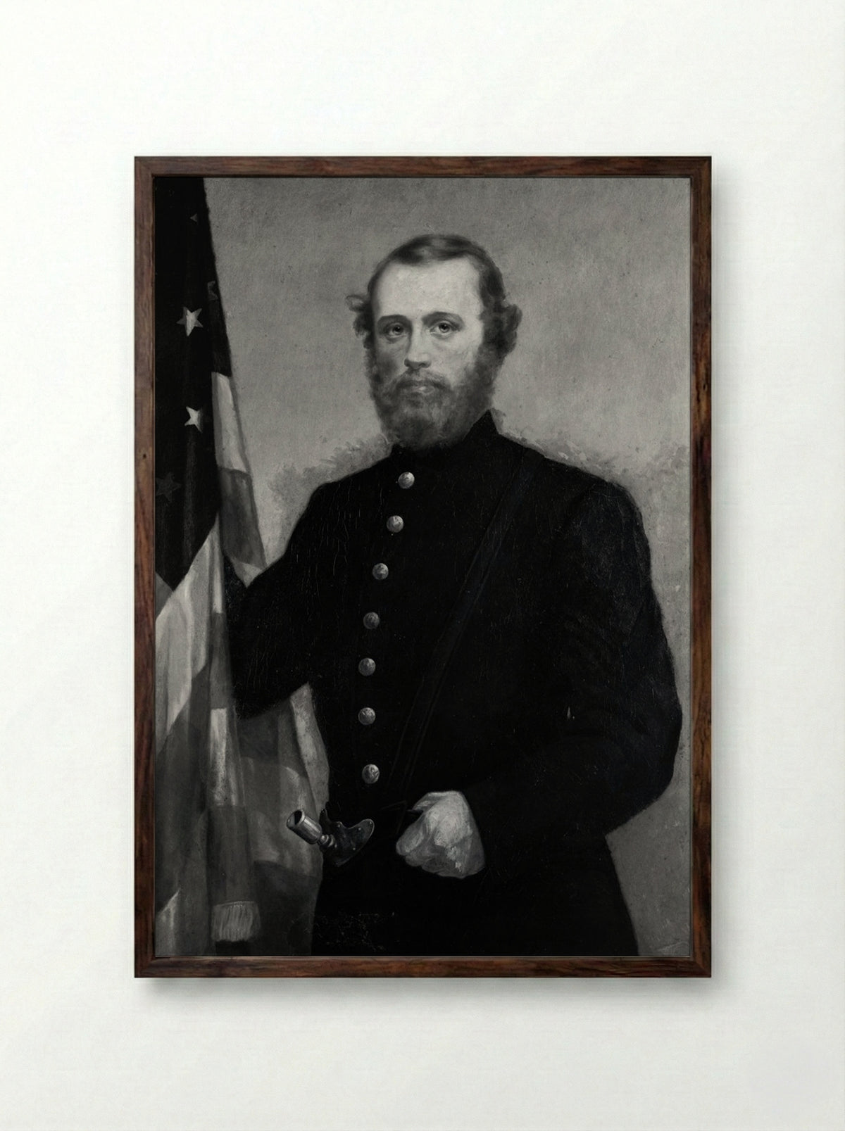 Theodore Parkman - Joseph Alexander Ames - Framed Print Dark Wood
