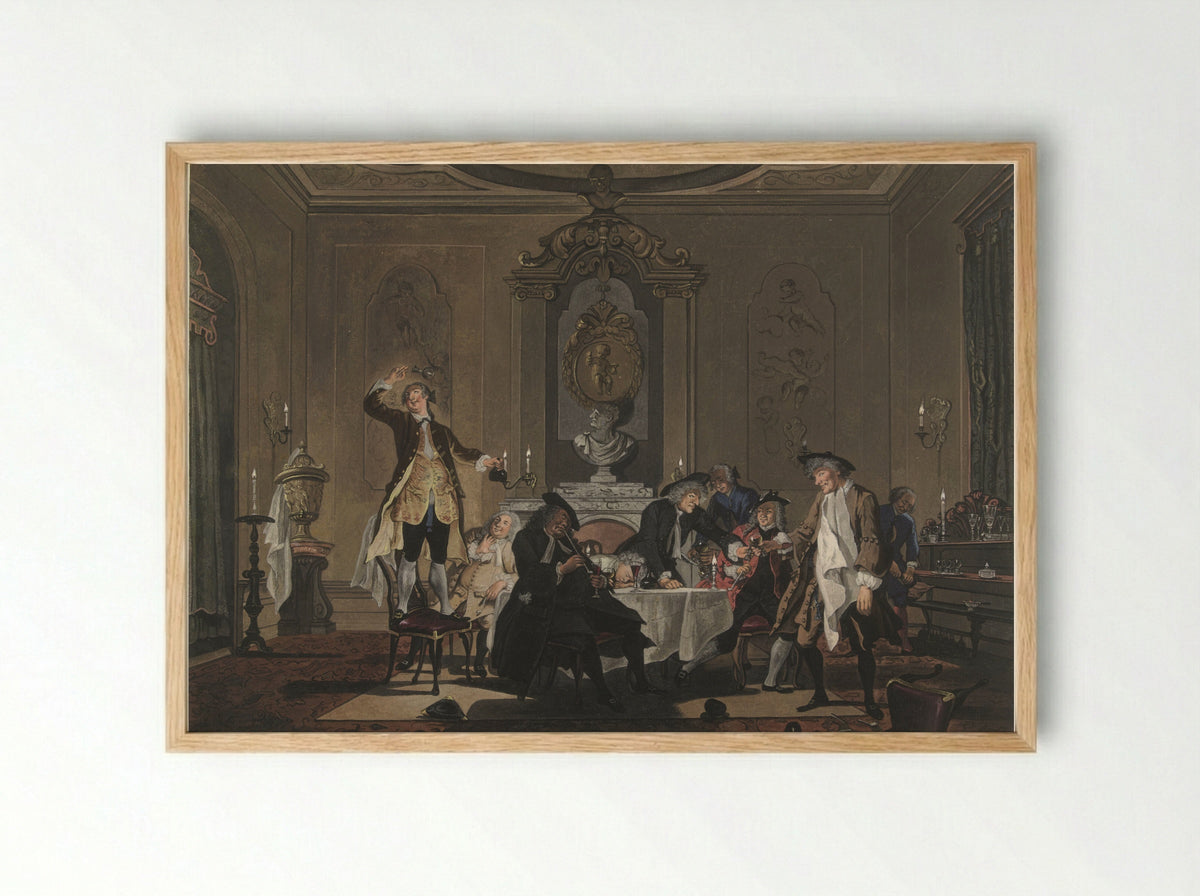 There Was a Commotion in the House - Sara Troost - Framed Print Wood