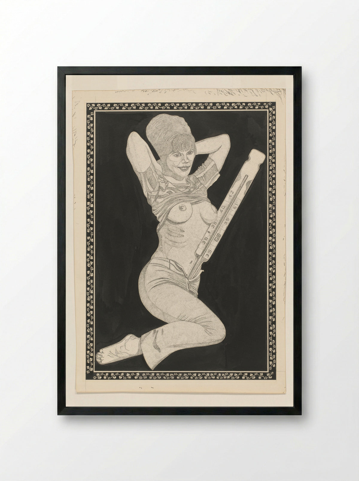 Thermometer - Fred van der Wal - Framed Print Black