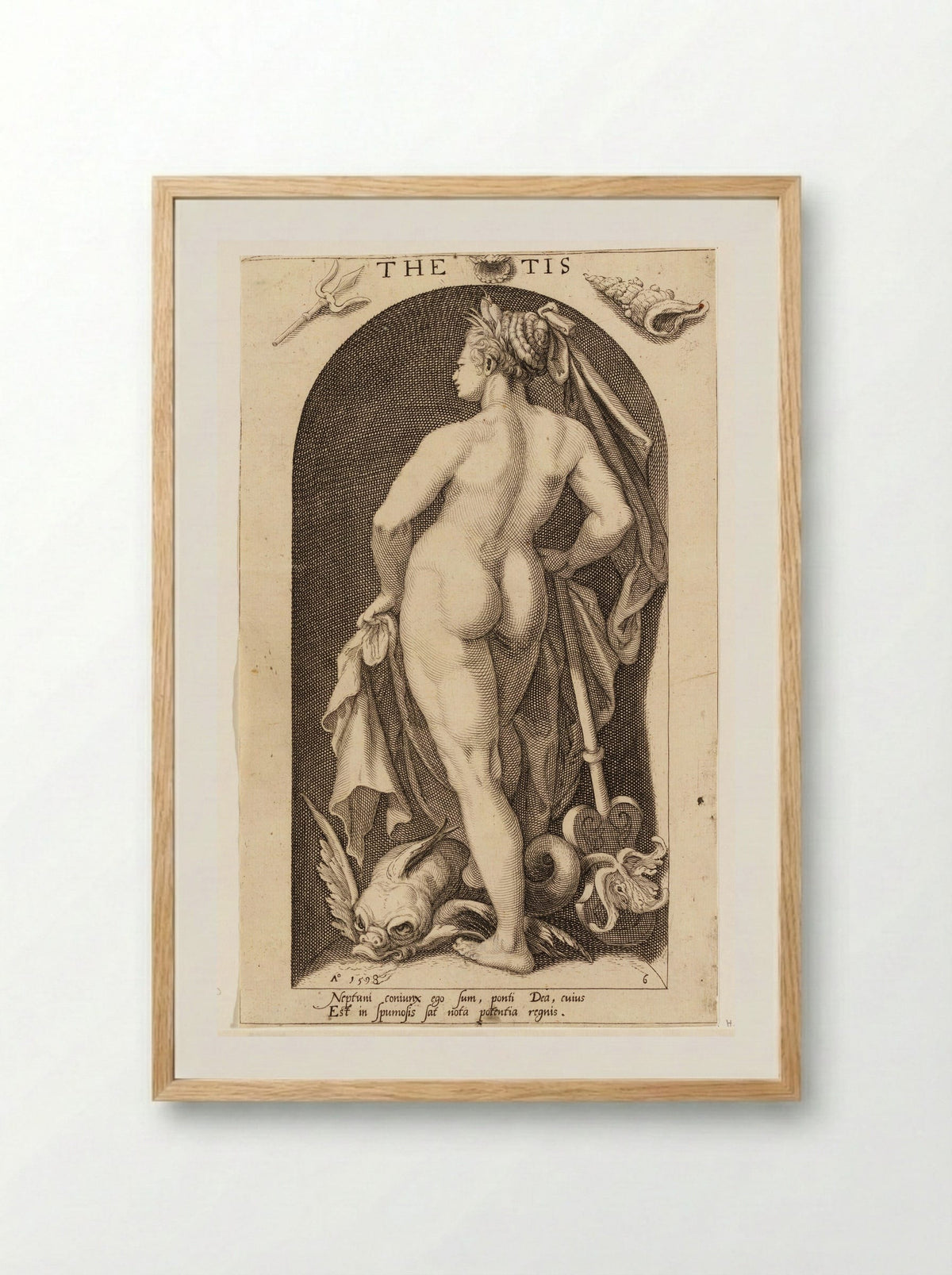 Thetis - Nicolaas Braeu - Framed Print Wood