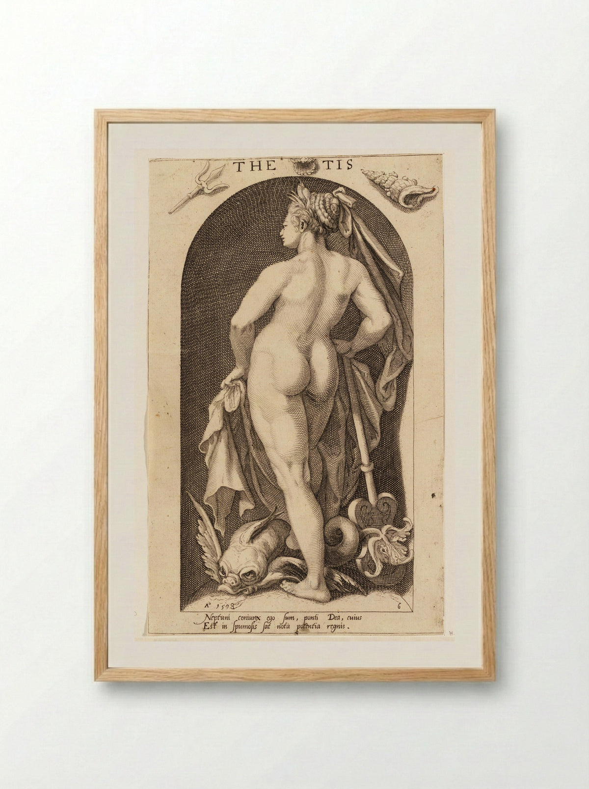 Thetis - Nicolaas Braeu - Framed Print Wood