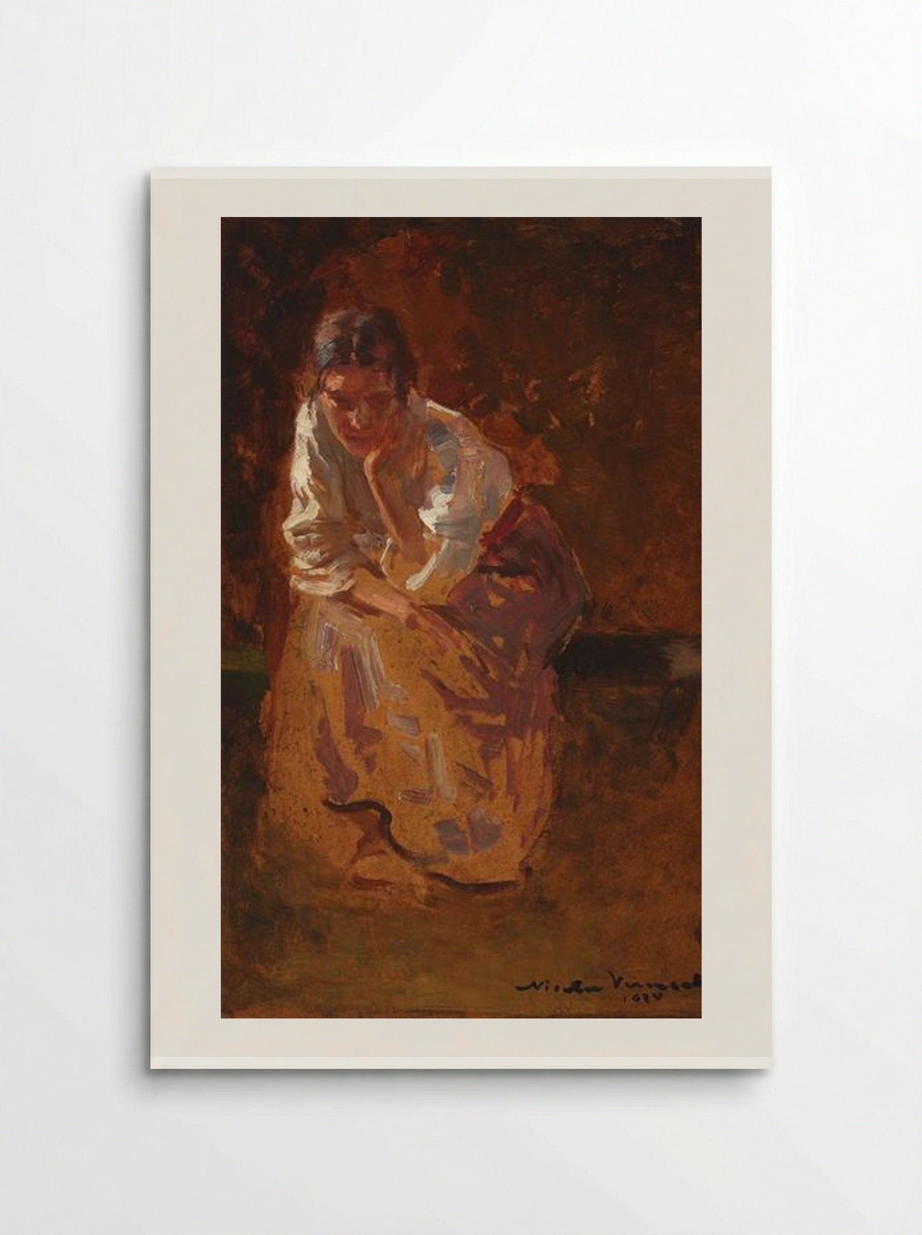 Thinking - Nicolae Vermont - Poster