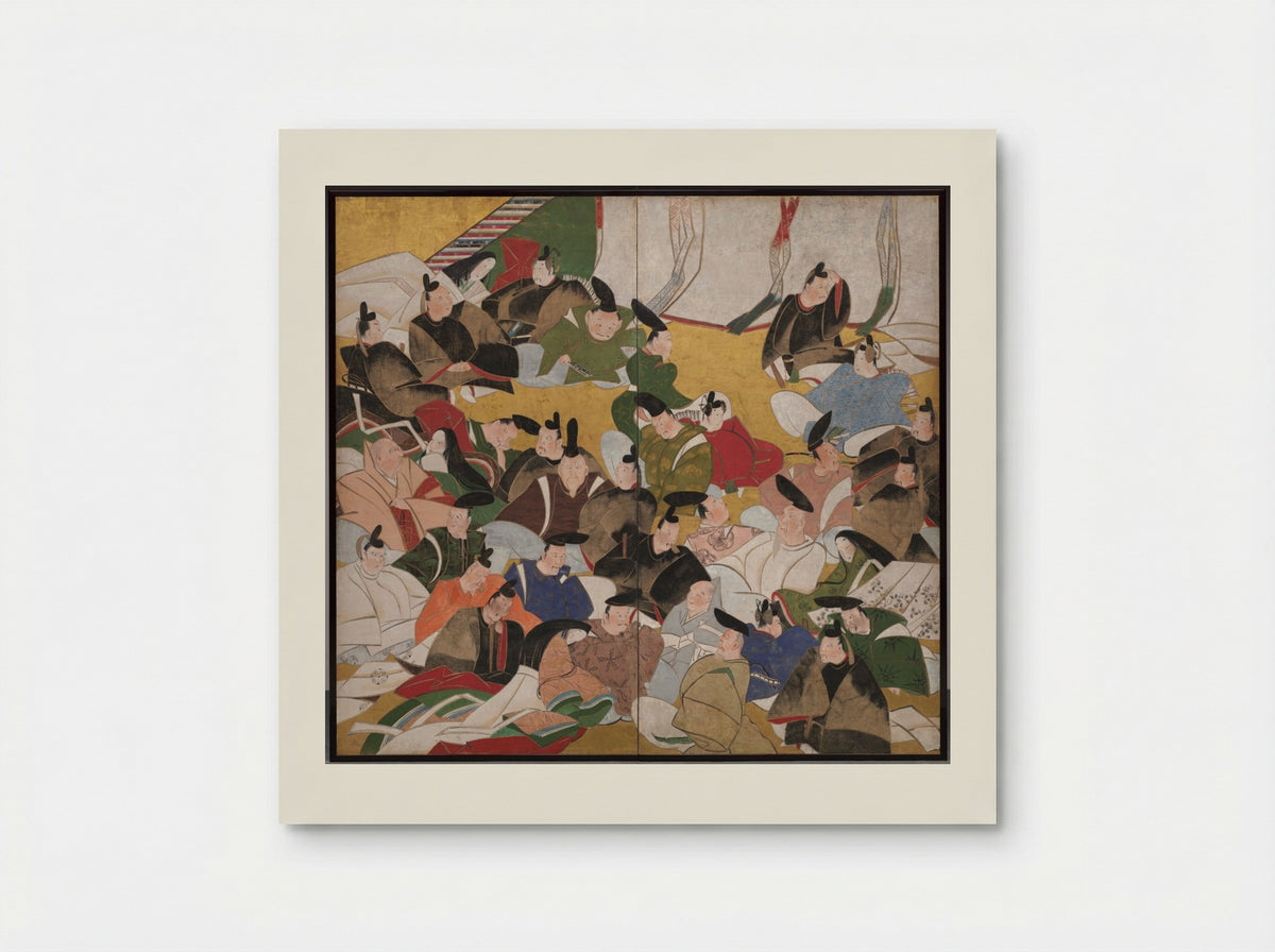 Thirty-Six Poetic Immortals - Tatebayashi Kagei - Poster