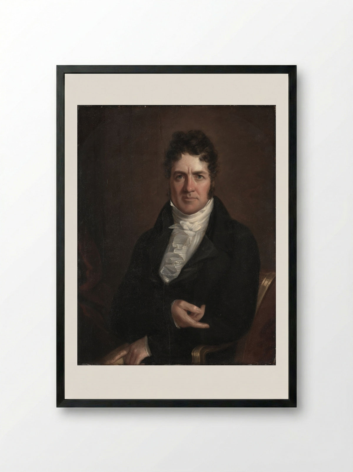 Thomas Abthorpe Cooper - John Wesley Jarvis - Framed Print Black