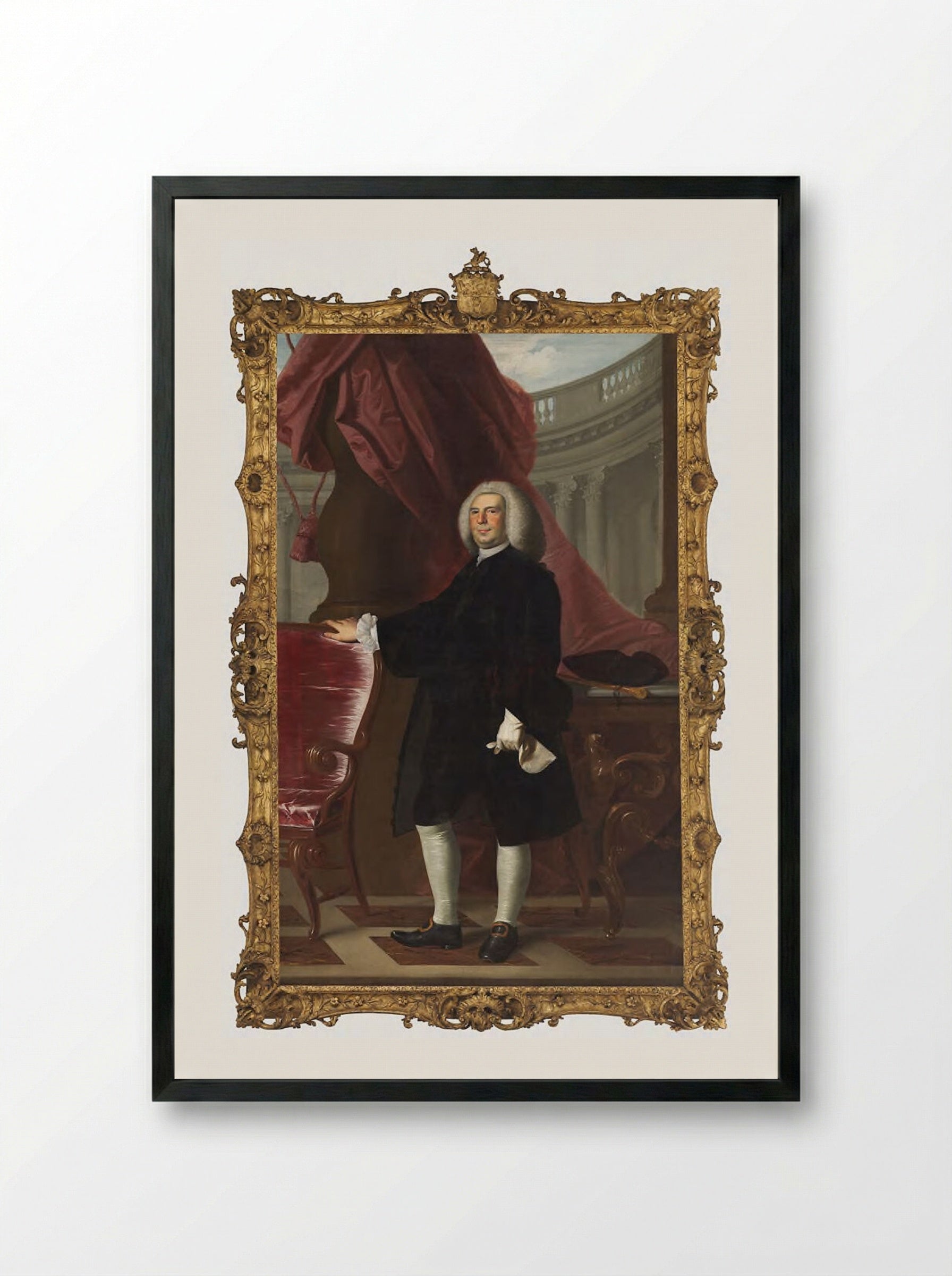 Thomas Hancock - John Singleton Copley - Framed Print Black