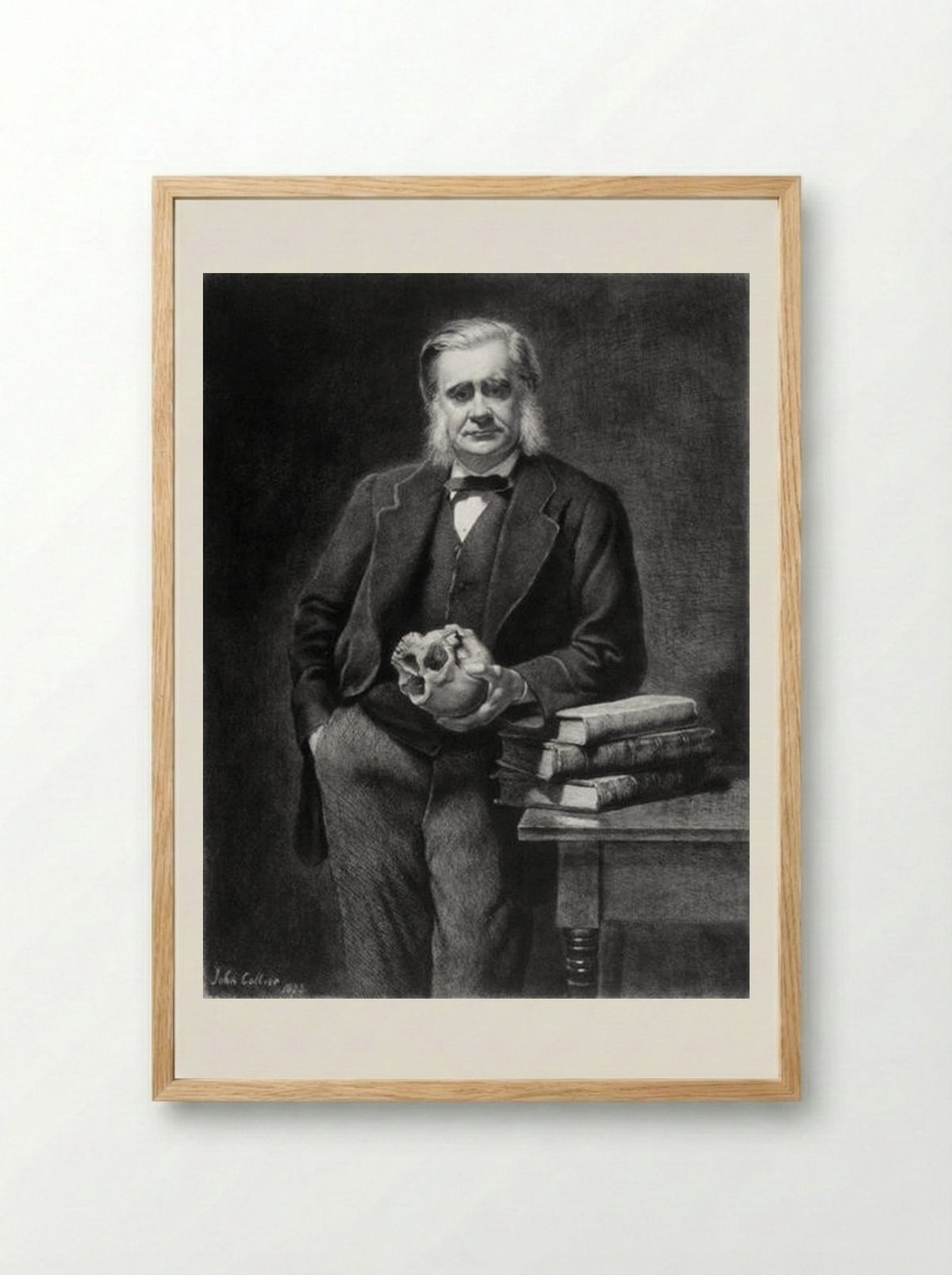 Thomas Henry Huxley - John Collier - Framed Print Wood