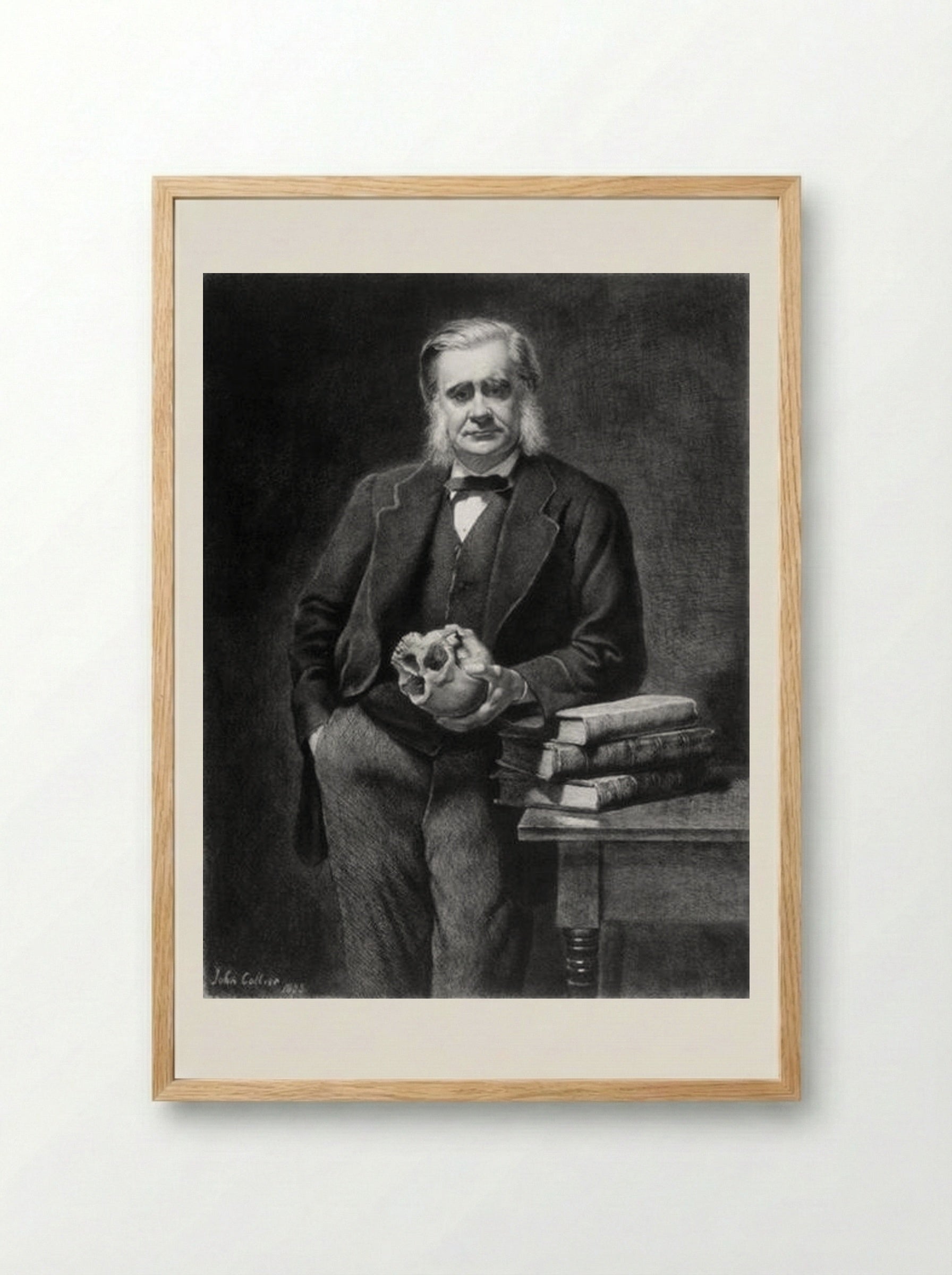 Thomas Henry Huxley - John Collier - Framed Print Wood