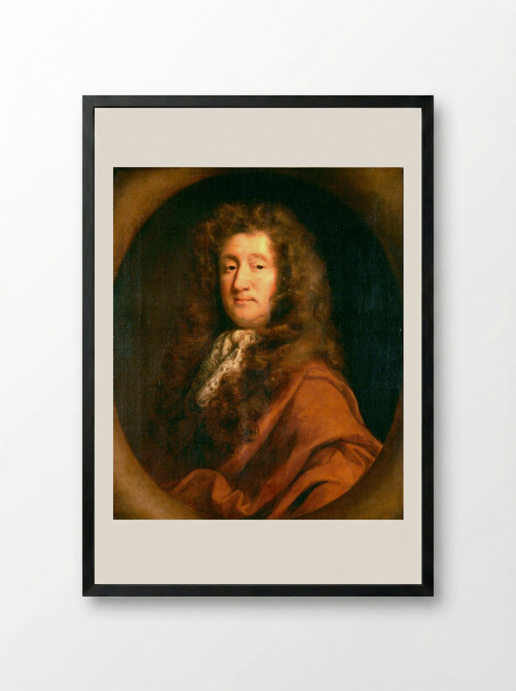 Thomas Marsham of Stratton Strawless - John Riley - Framed Print Black