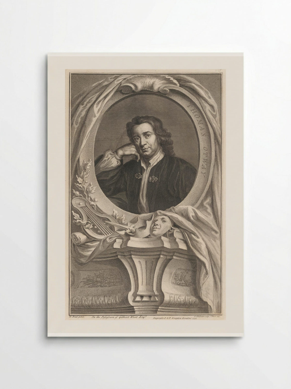 Thomas Otway - Jacobus Houbraken - Poster