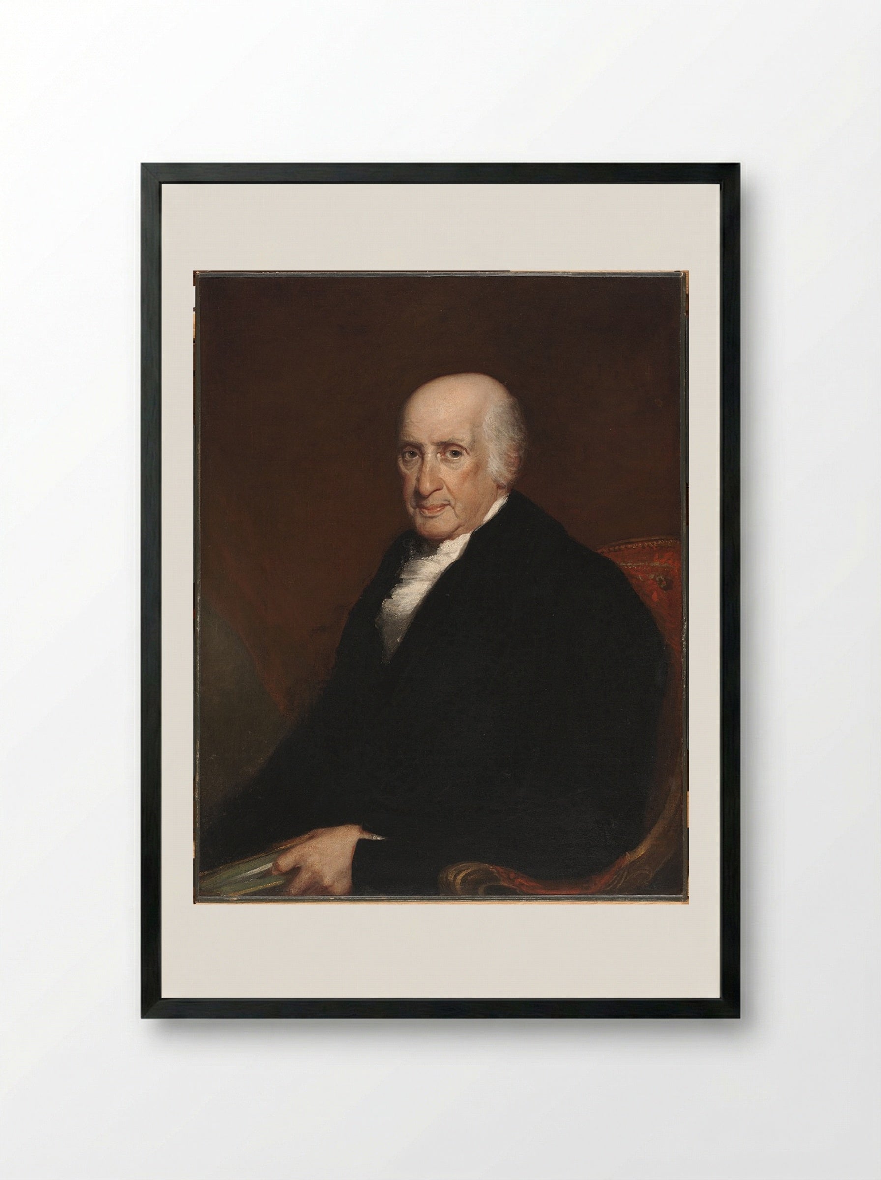 Thomas Palmer (1743-1820) - Gilbert Stuart Newton - Framed Print Black