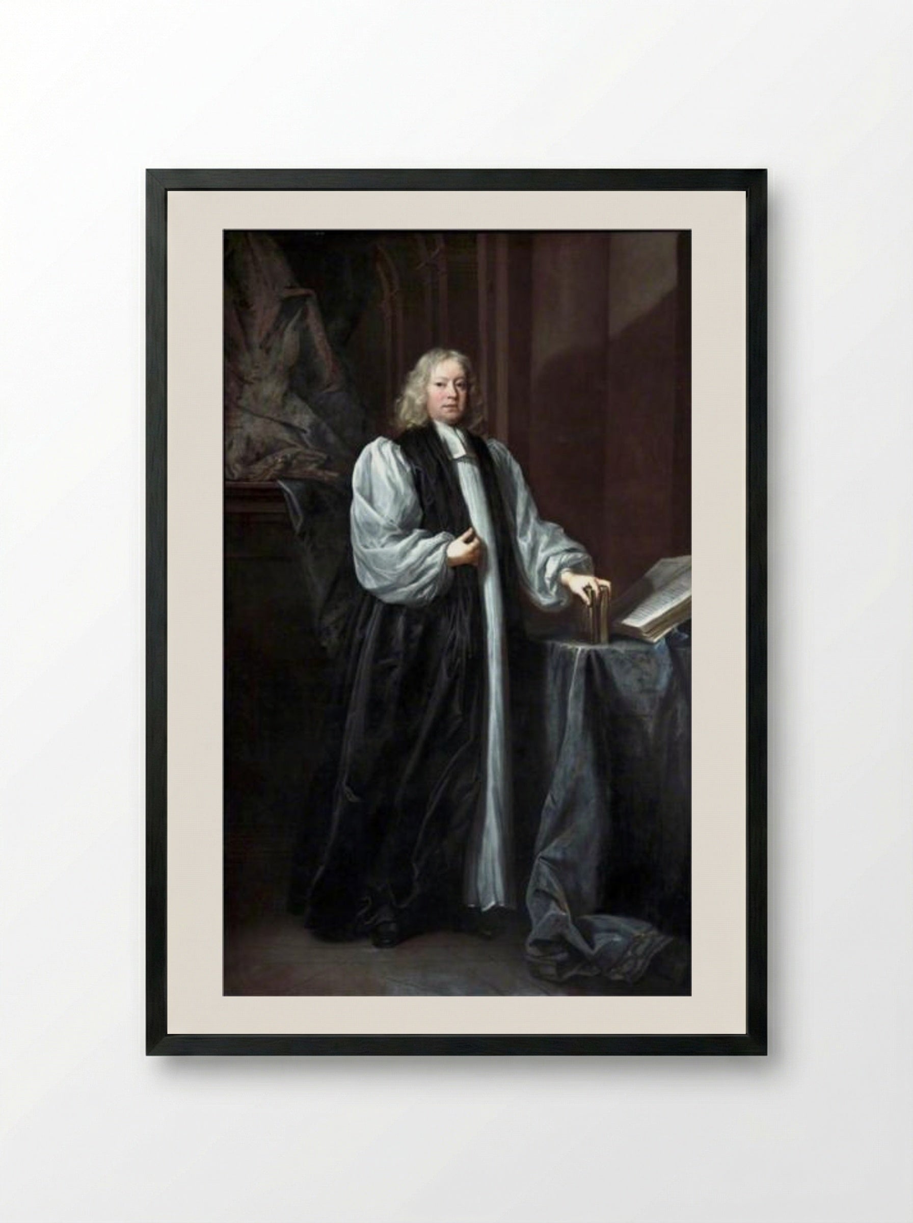 Thomas Sprat - John Riley - Framed Print Black