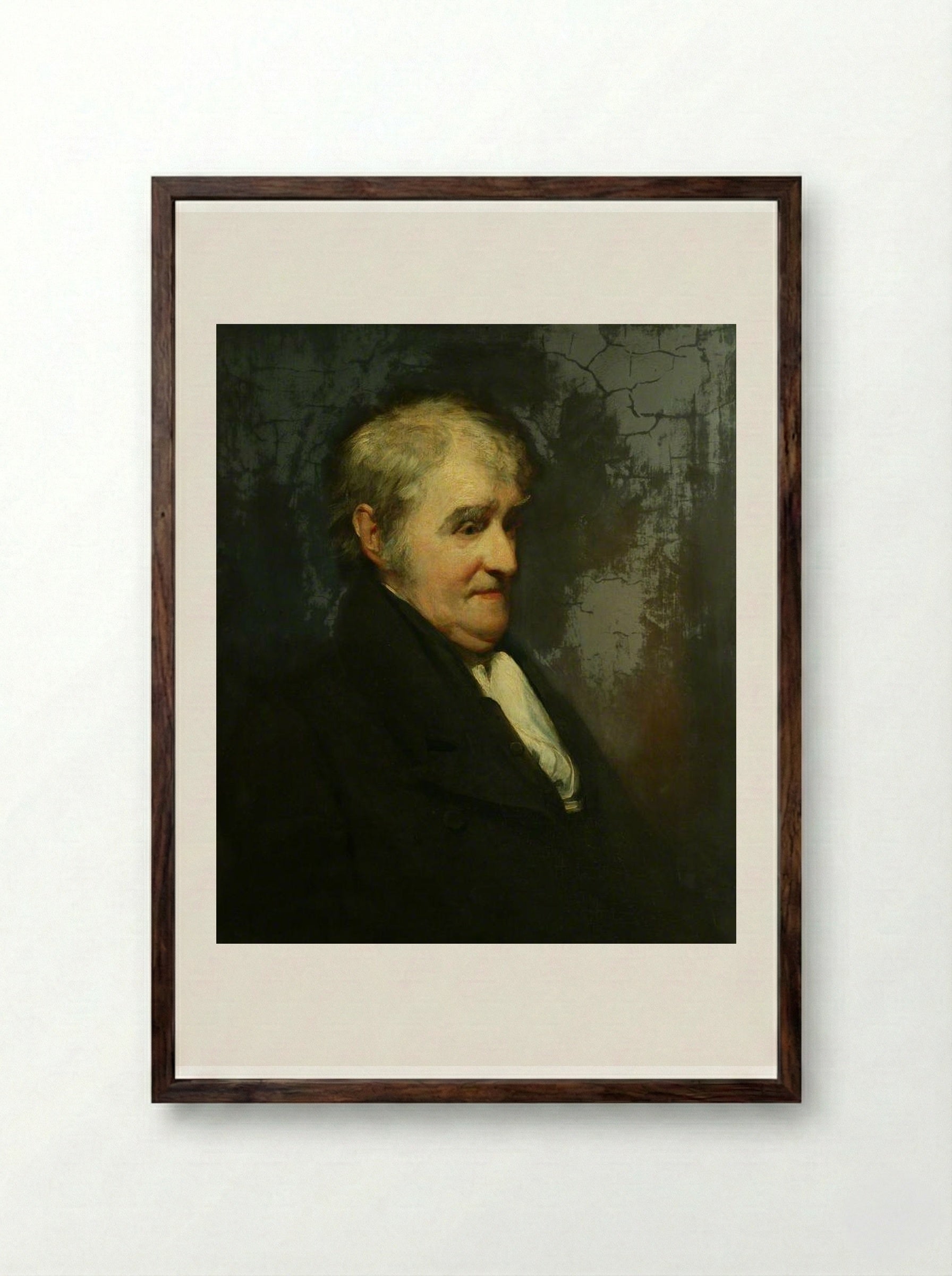 Thomas Stothard - John Jackson - Framed Print Dark Wood
