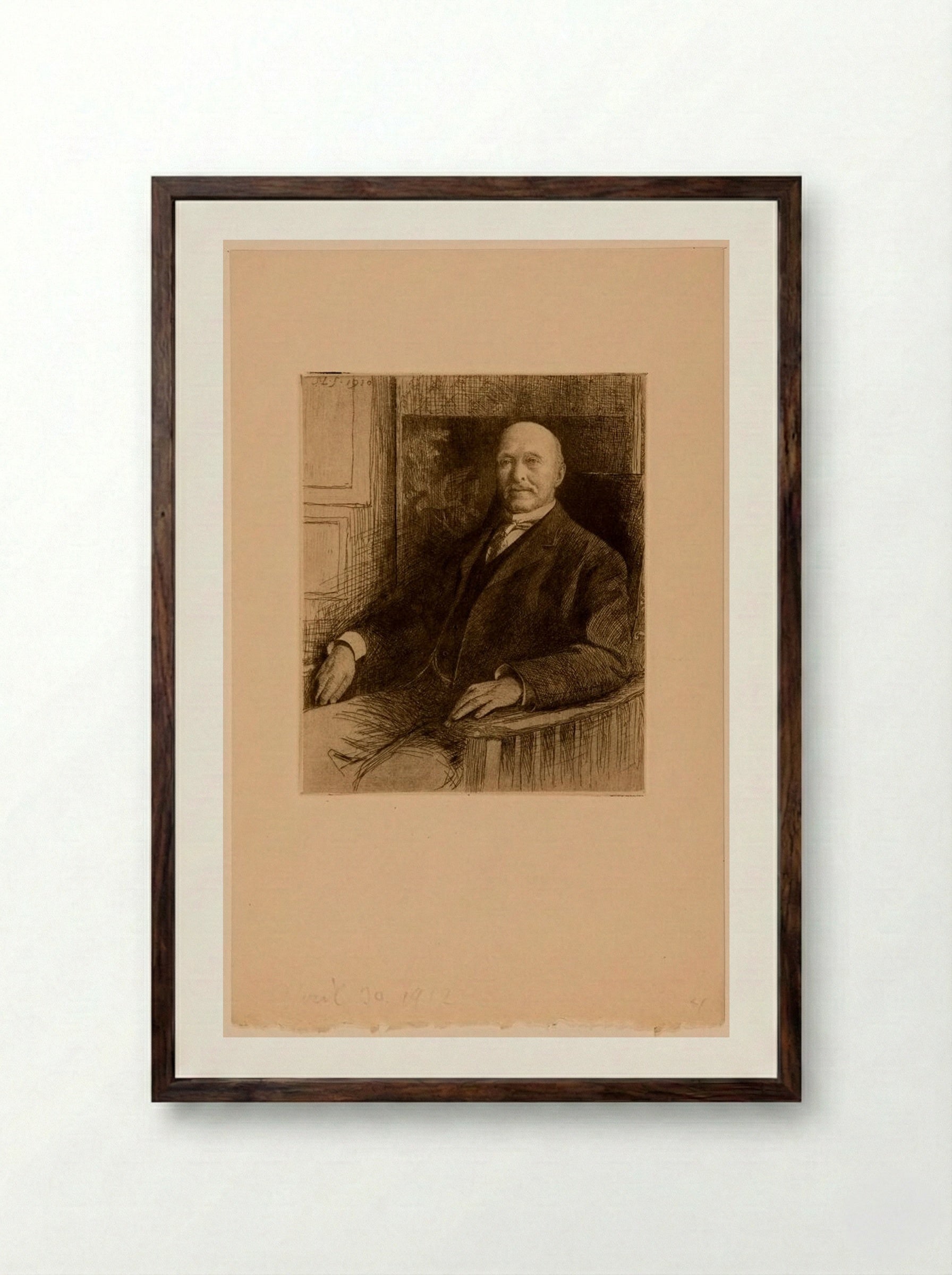 Thomas Upham Coe - Sidney L. Smith - Framed Print Dark Wood