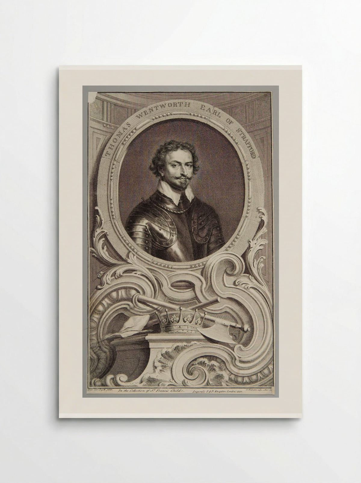 Thomas Wentworth, Earl of Strafford - Jacobus Houbraken - Poster